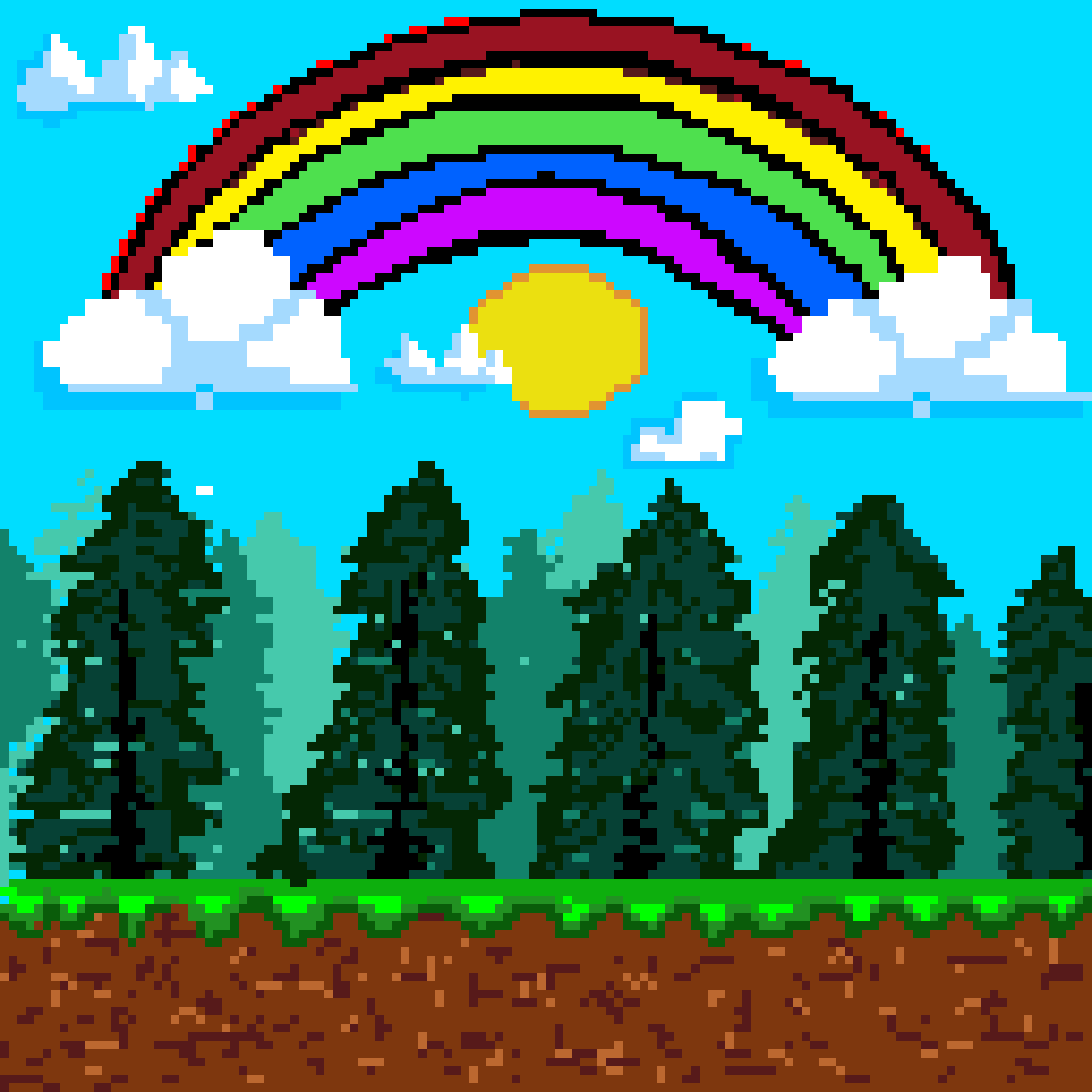 Nft Rainbow Landscape