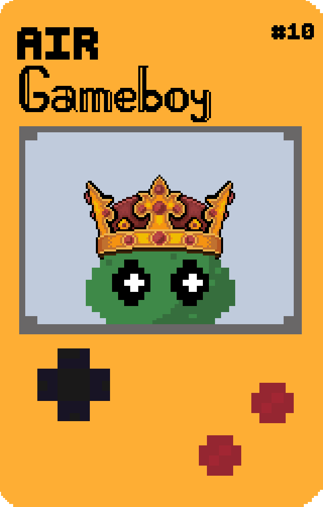 Nft AIR GAMEBOY #10, The End