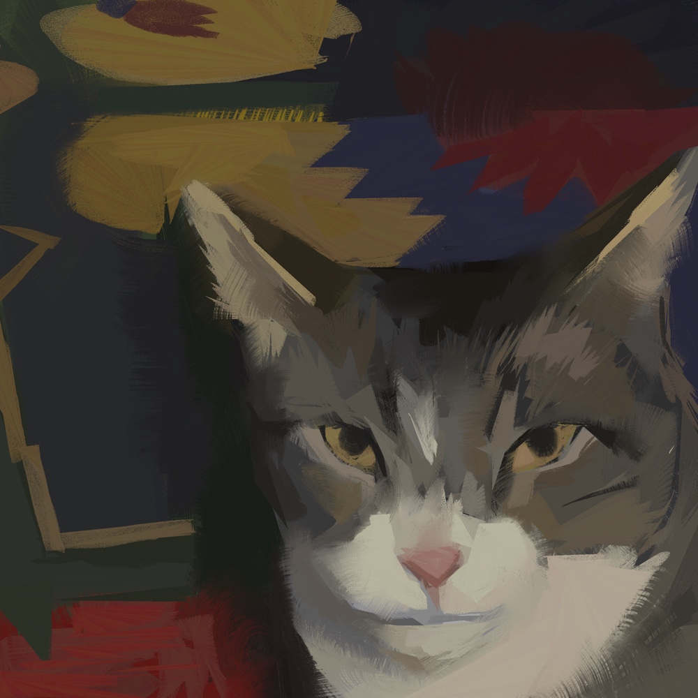 Nft Cat on carpet