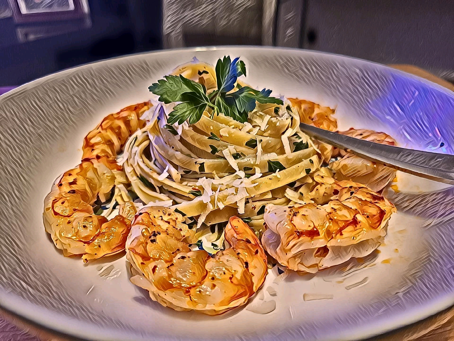 Nft Fettuccini aglio e olio