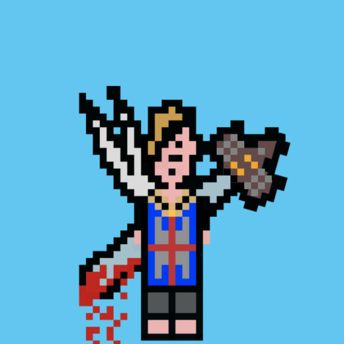 Nft TruePixel3 #002 SwordMan