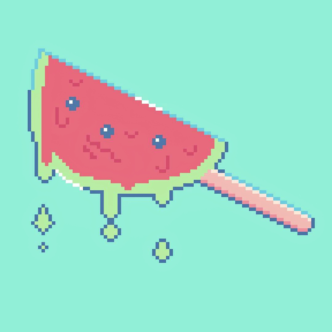 Nft Melting Popsicle pixel
