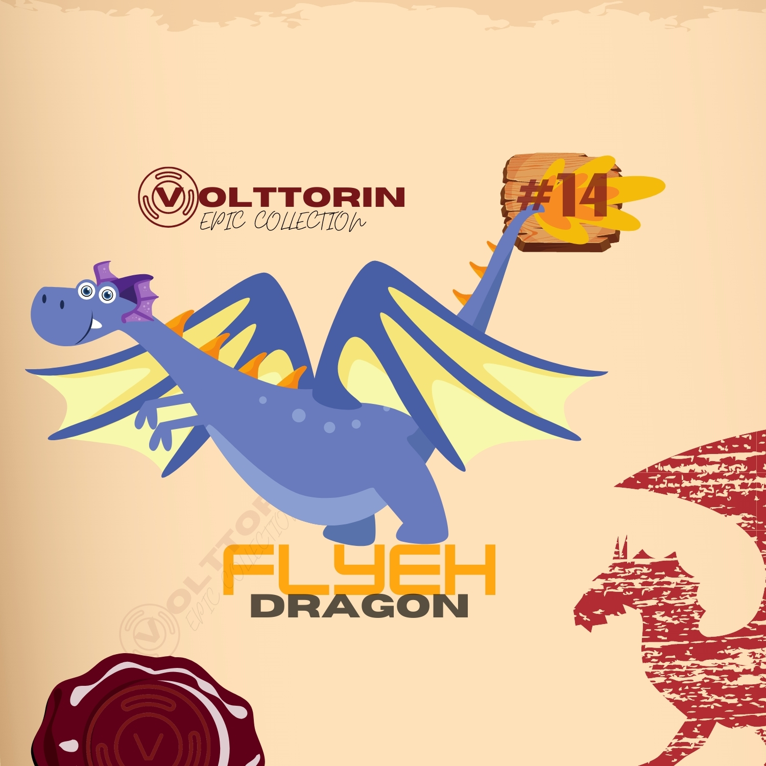 Nft #14 FLYEH Dragon