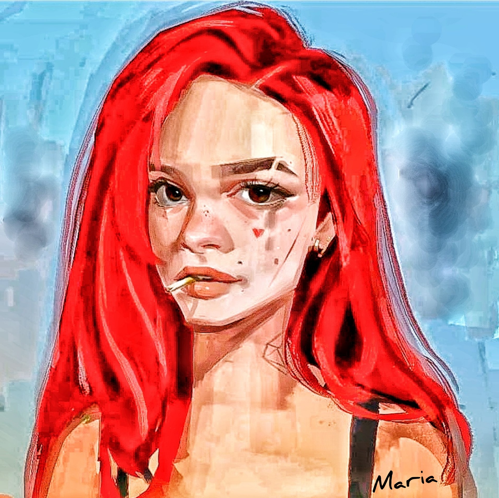 Nft Red Girl