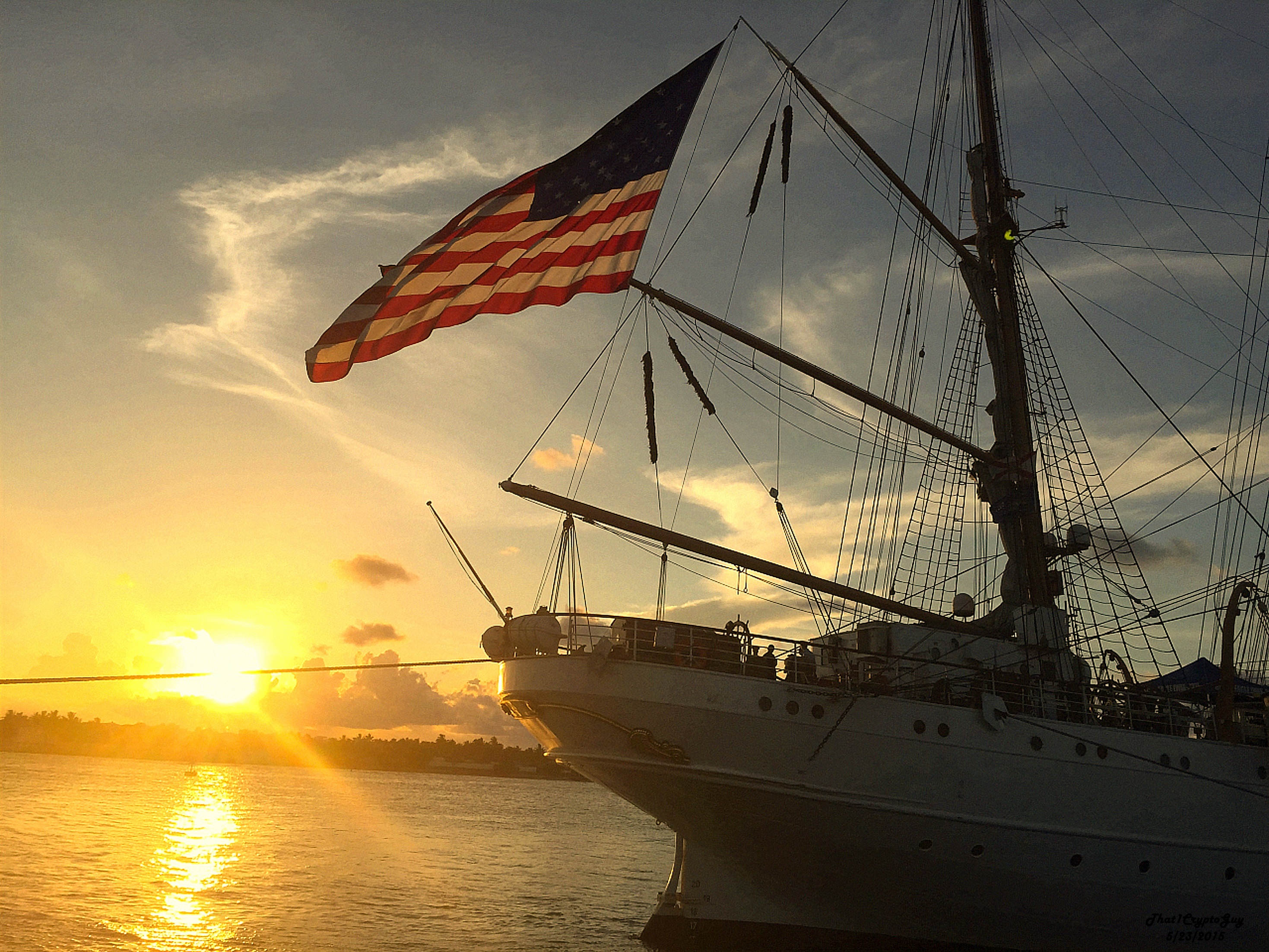 Nft Key West Sunset & Flag
