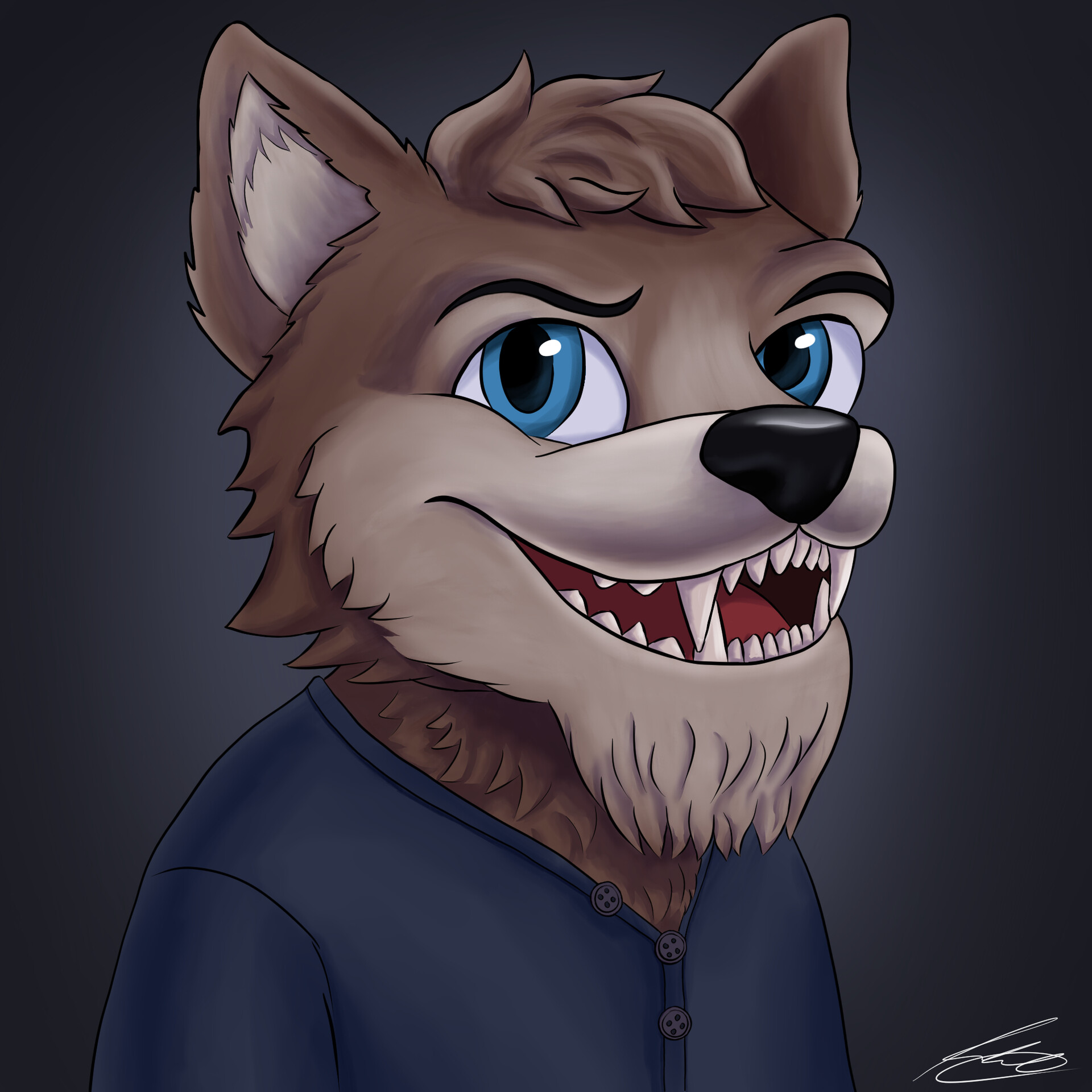 Nft Portrait of a wolf