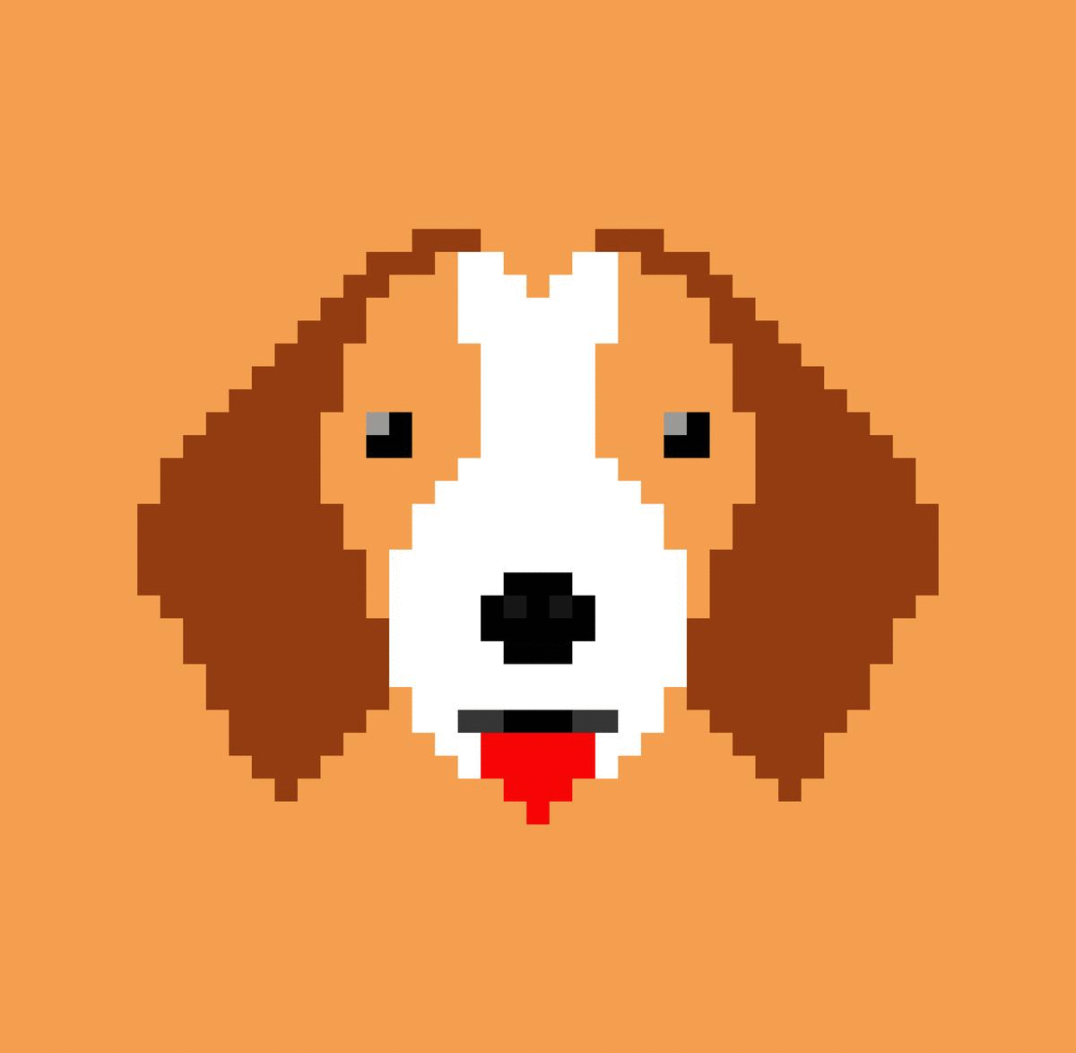 Nft PixelPups #11 PixelBeagle
