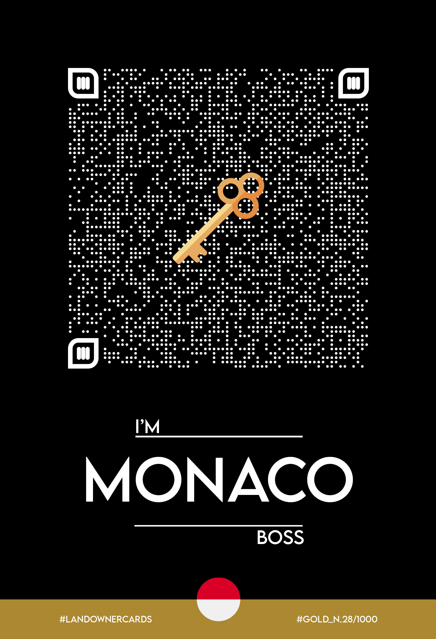Nft Monaco_GOLD_n.28/1000