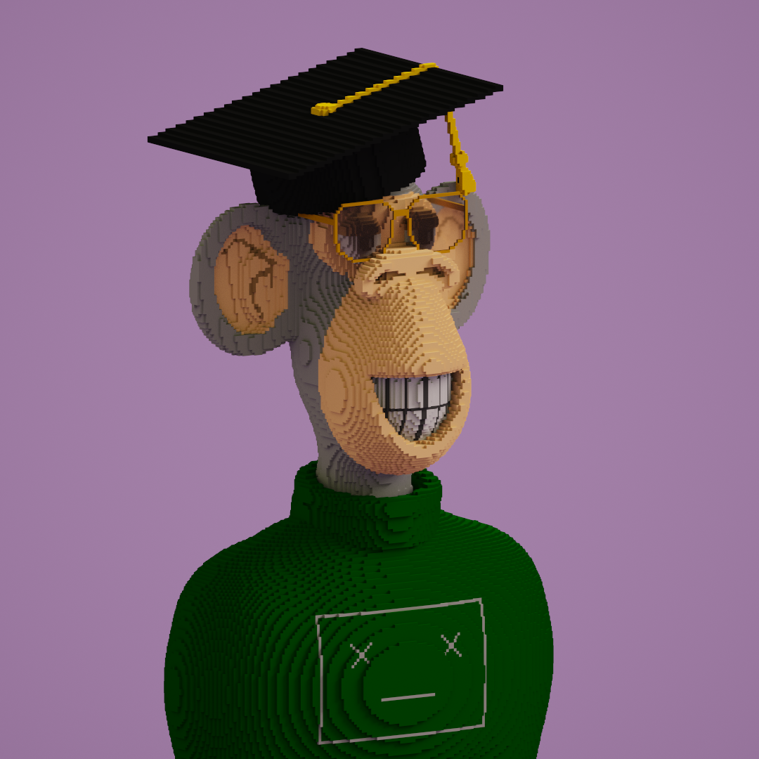 Nft Voxel Chimps #107