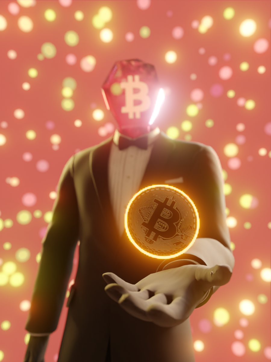 Nft LEGENDARY BITCOIN CRYPTOMAN