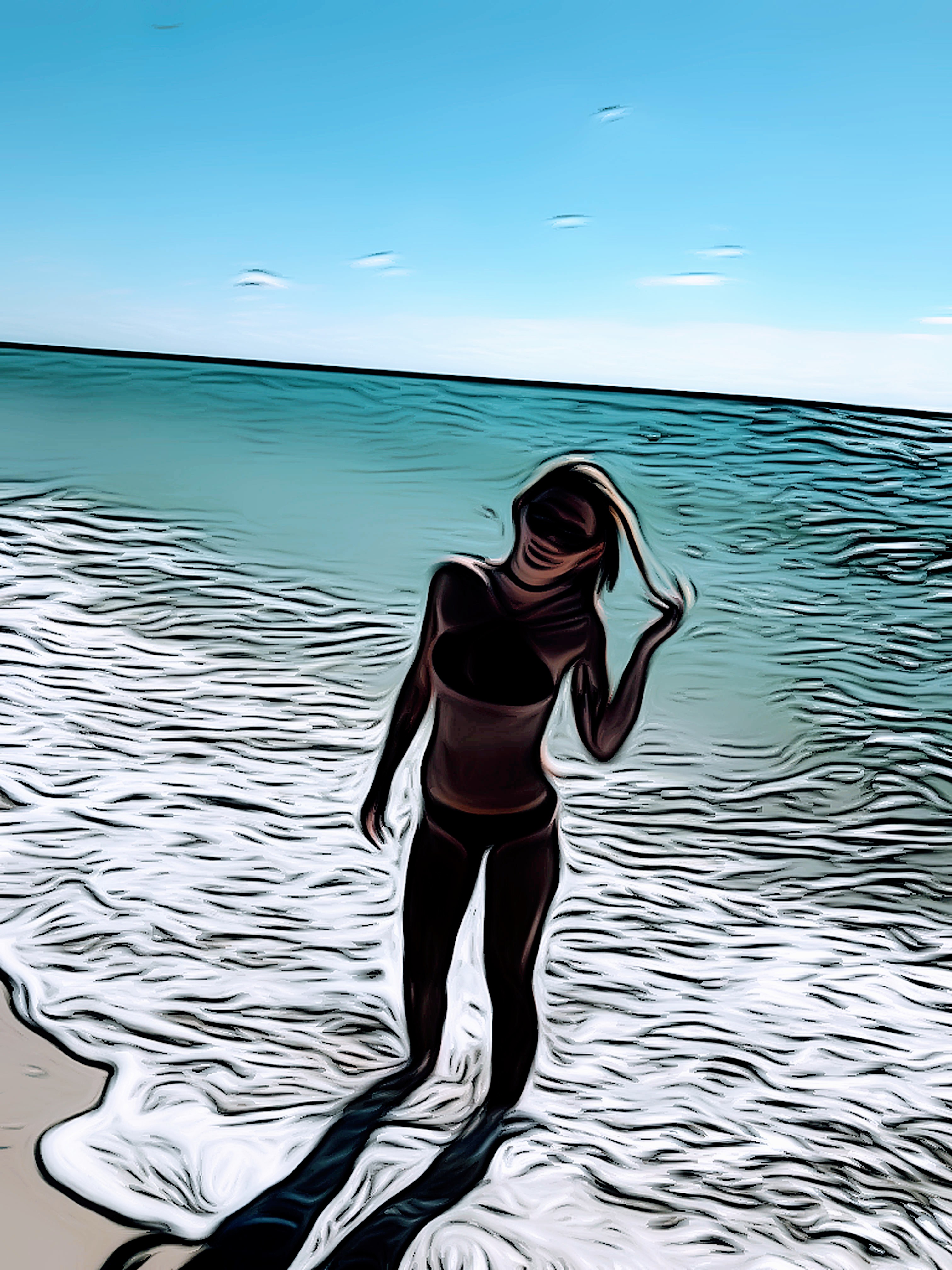 Nft A Girl On The Beach #5