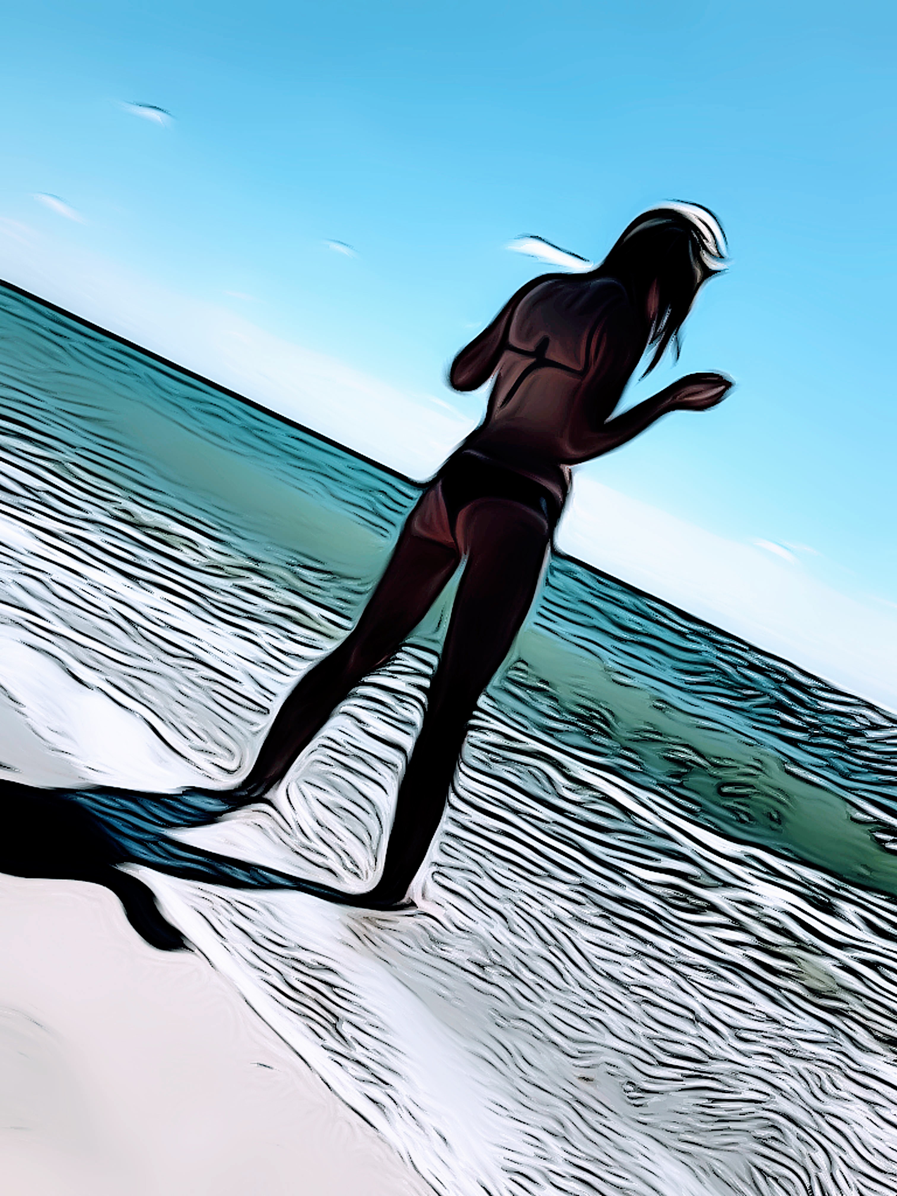 Nft A Girl On The Beach #8