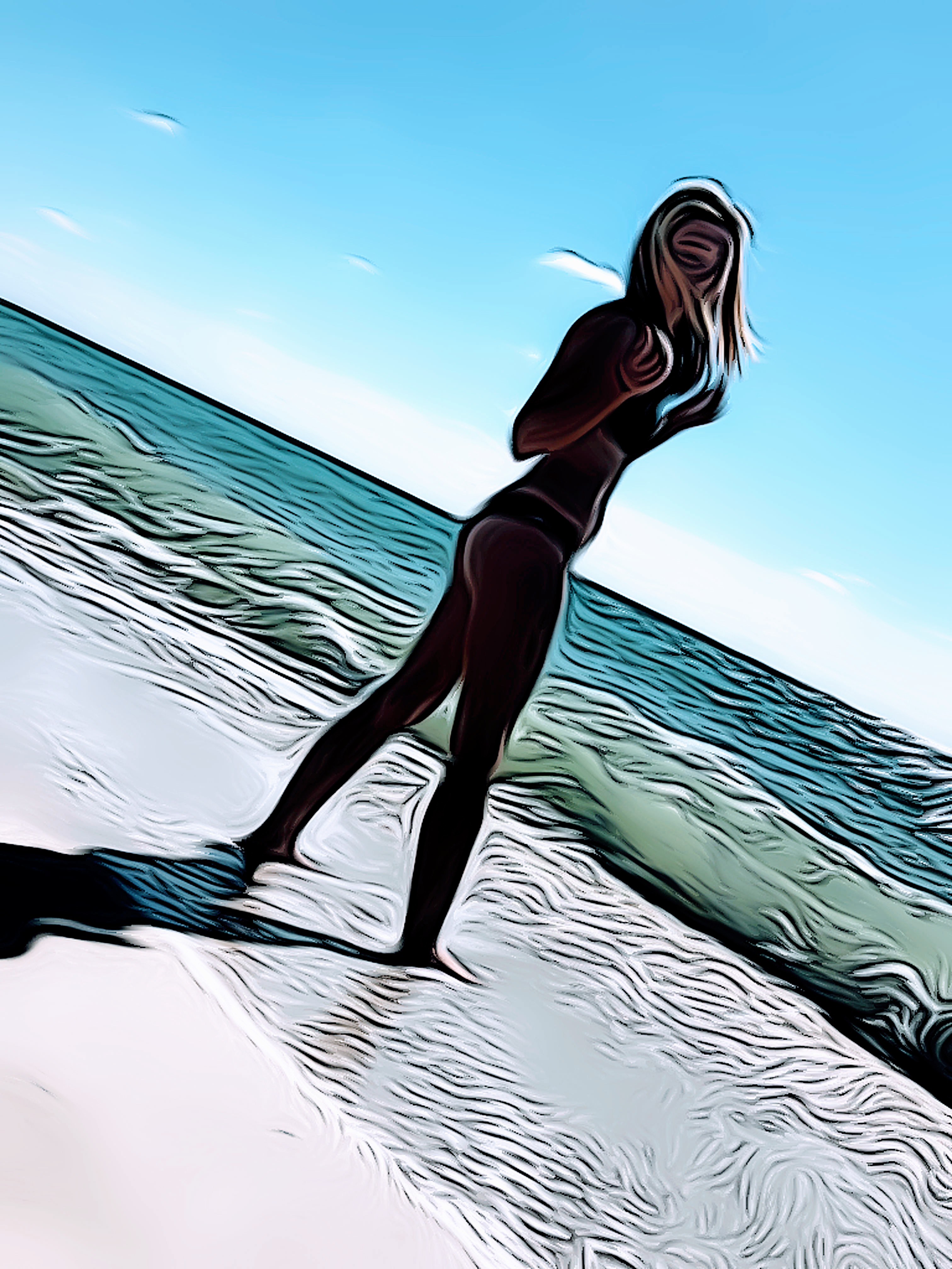 Nft A Girl On The Beach #9