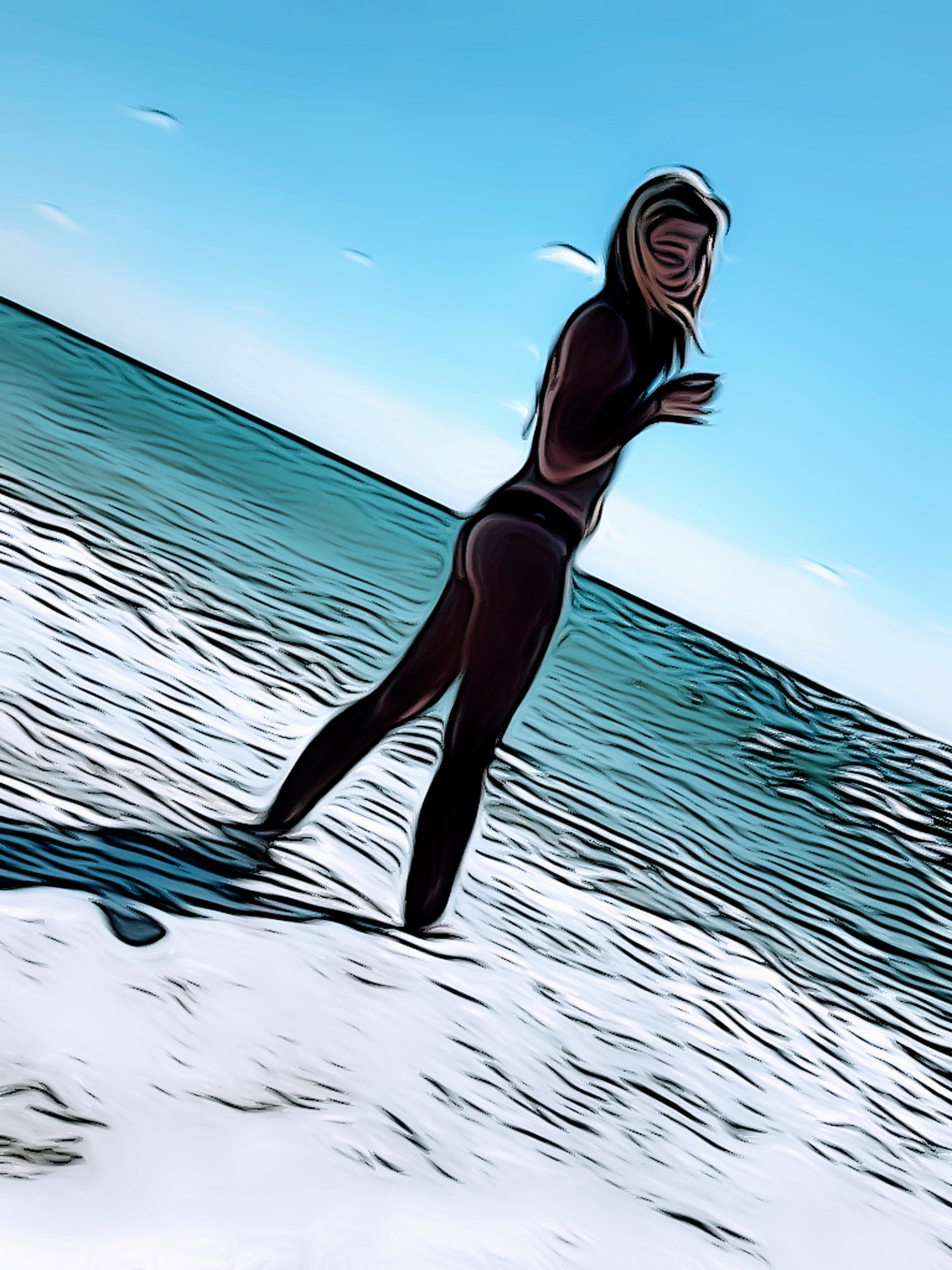 Nft A Girl On The Beach #11