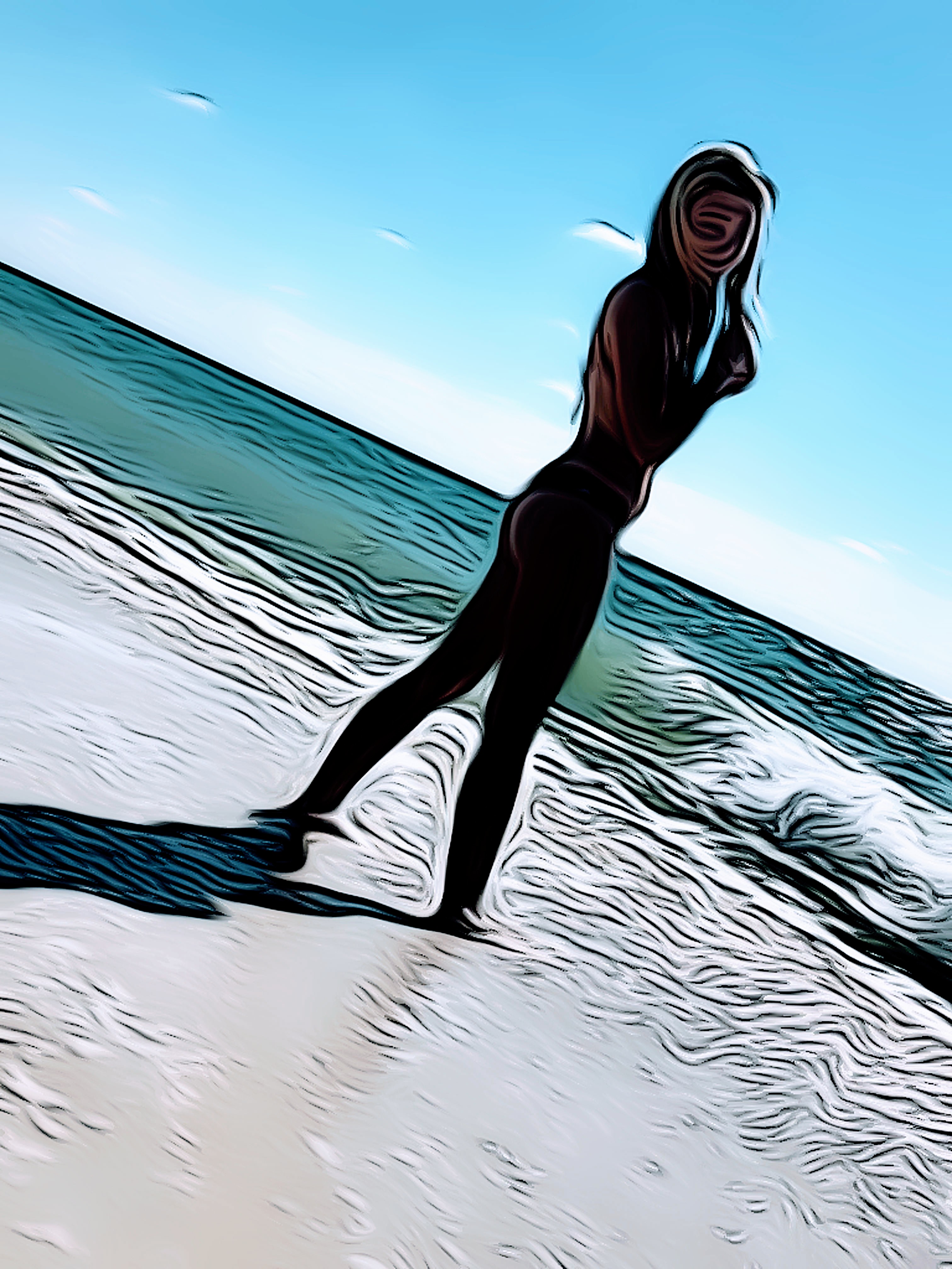 Nft A Girl On The Beach #12
