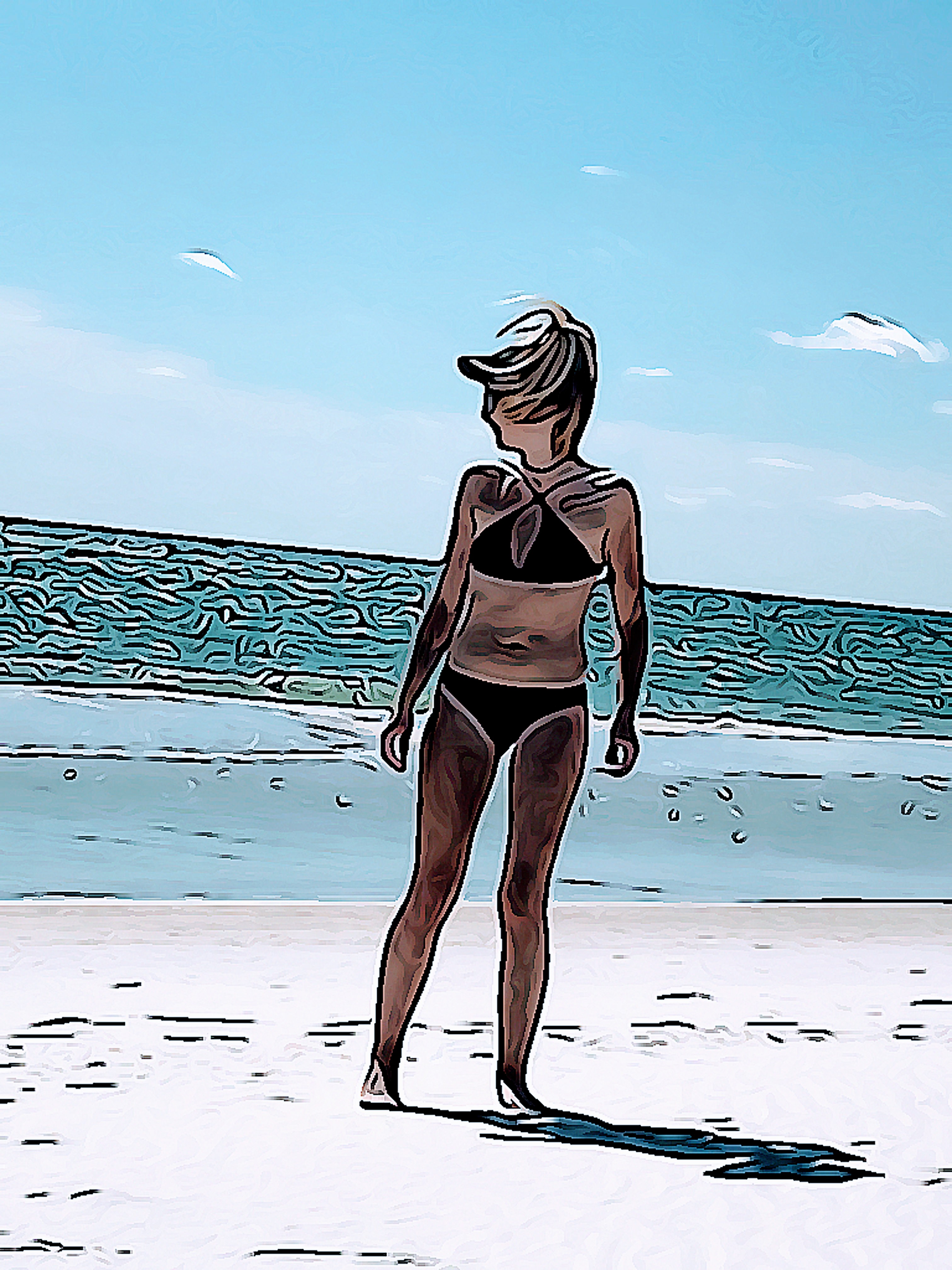Nft A Girl On The Beach #14