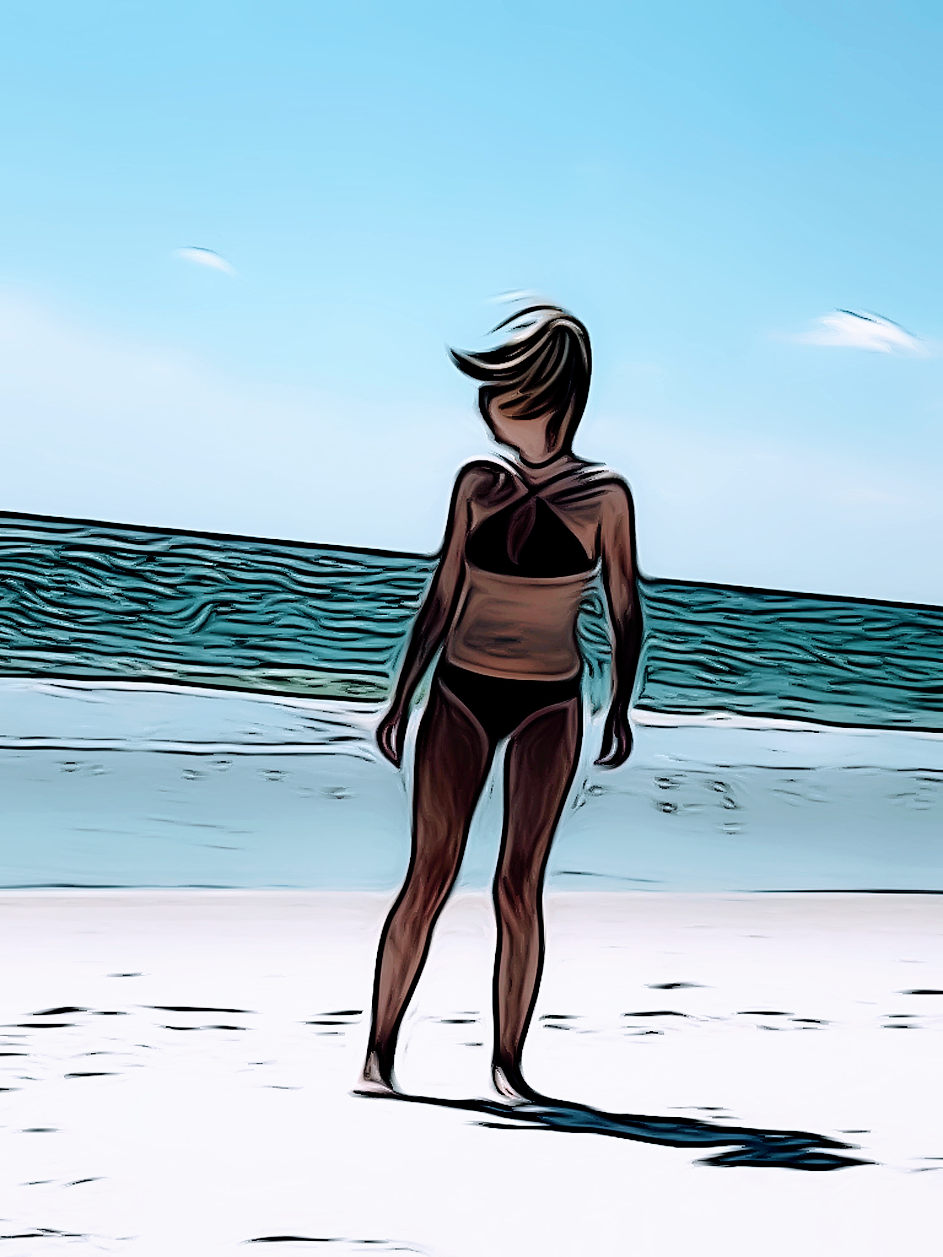Nft A Girl On The Beach #15 