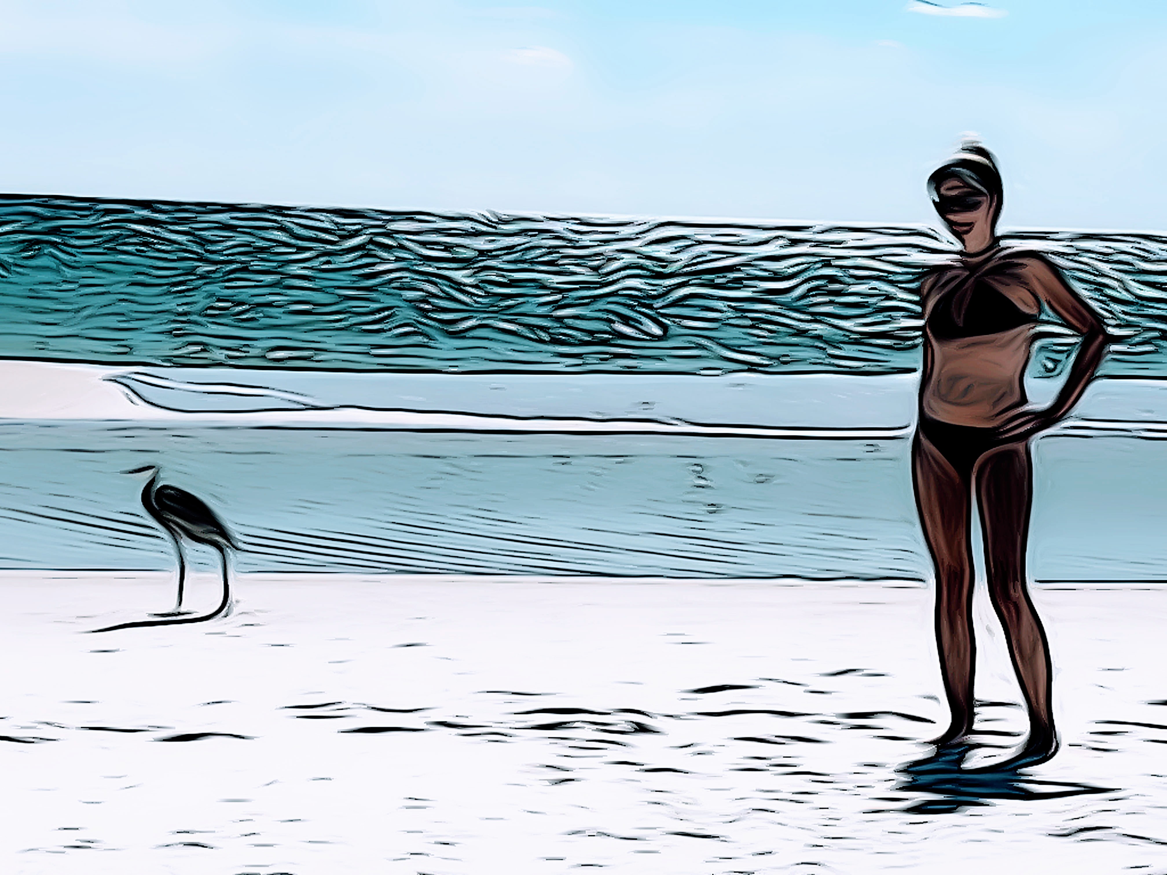 Nft A Girl On The Beach #17
