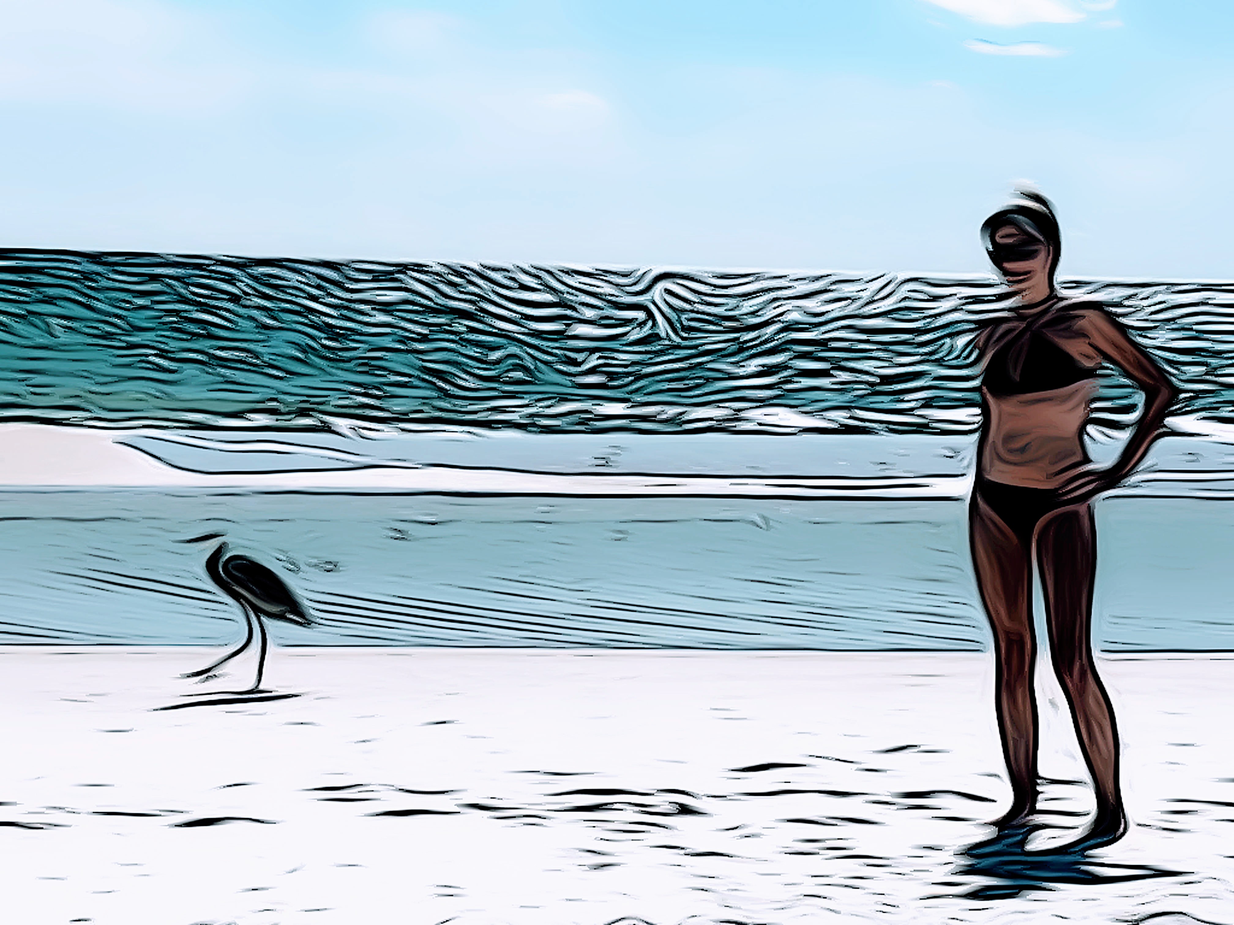 Nft A Girl On The Beach #18