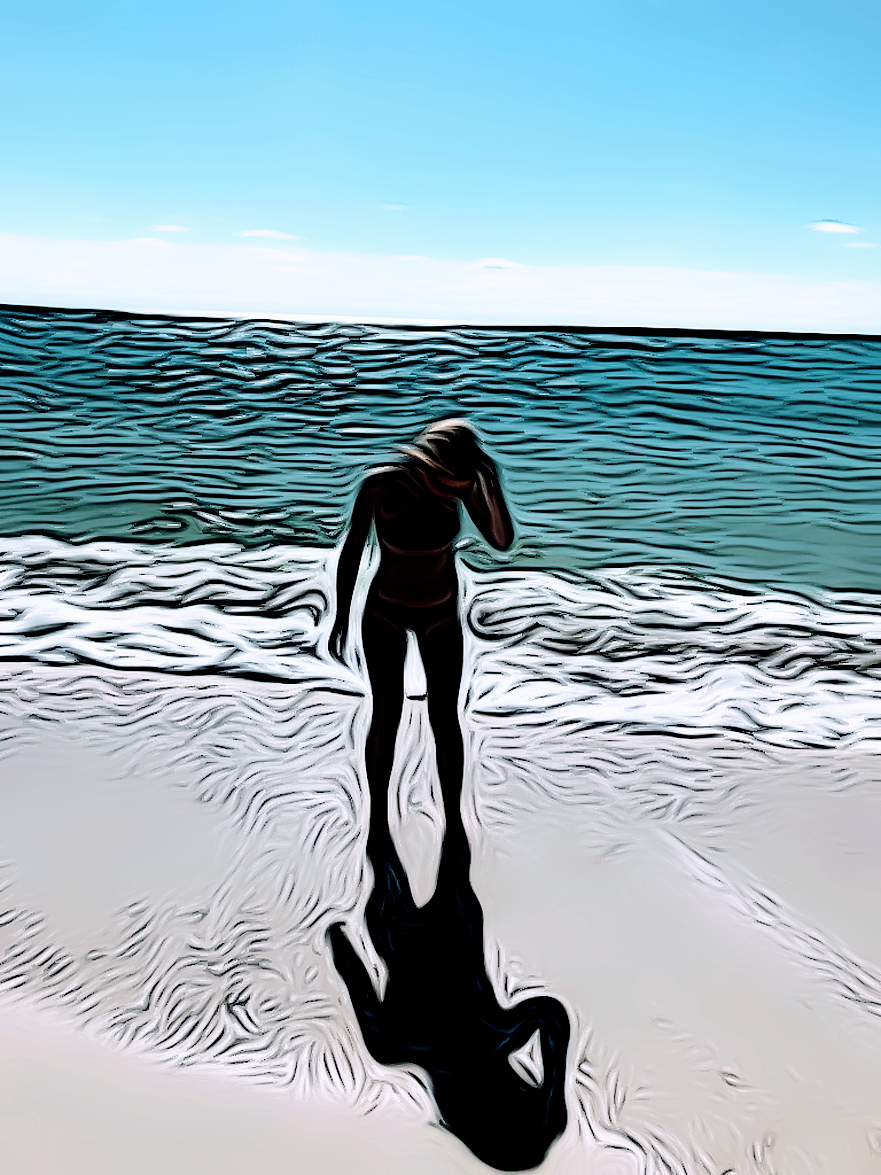 Nft A Girl On The Beach #1