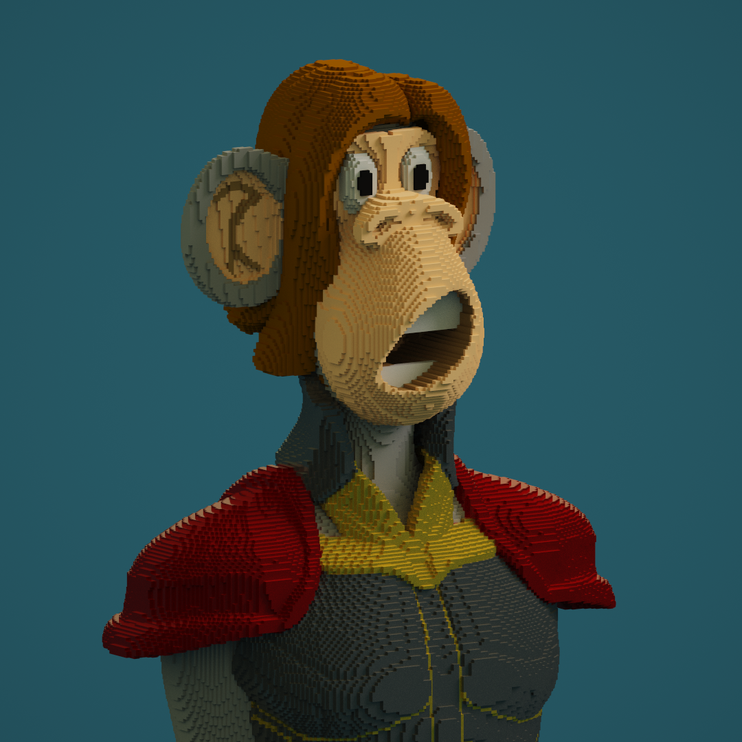 Nft Voxel Chimps #184