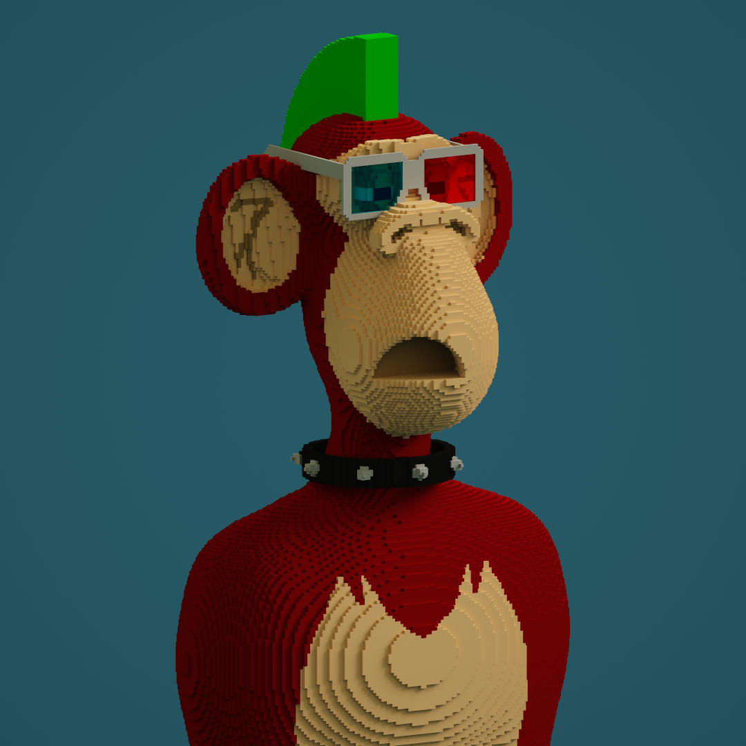 Nft Voxel Chimps #190