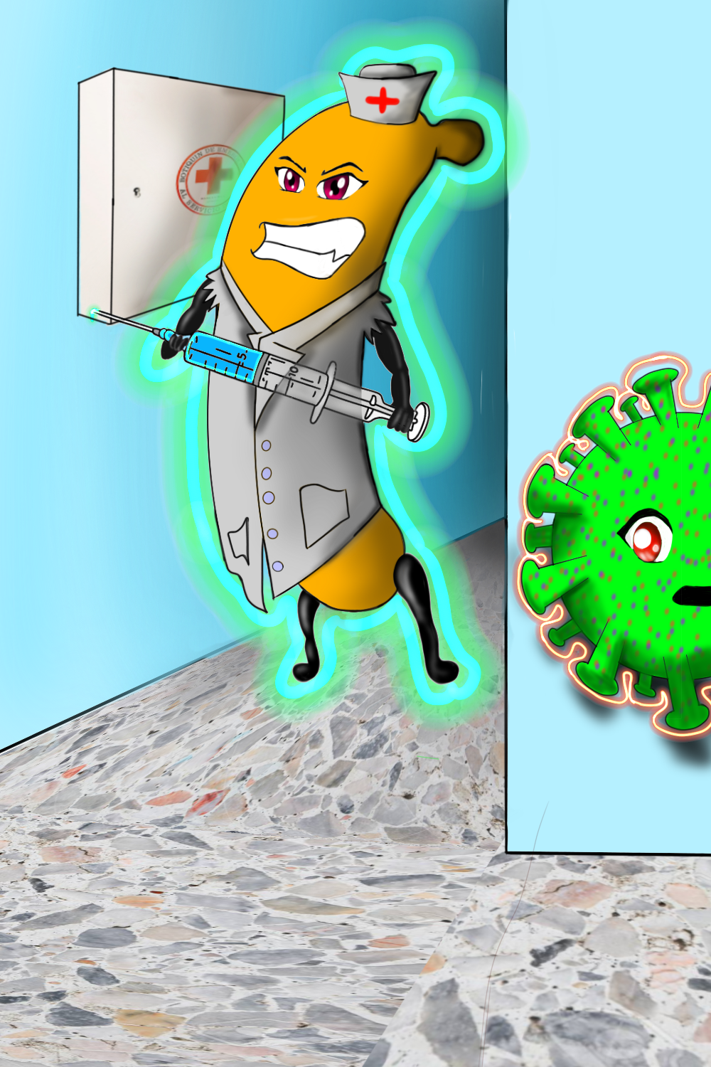 Nft COVID-19 killer bananasanc #01