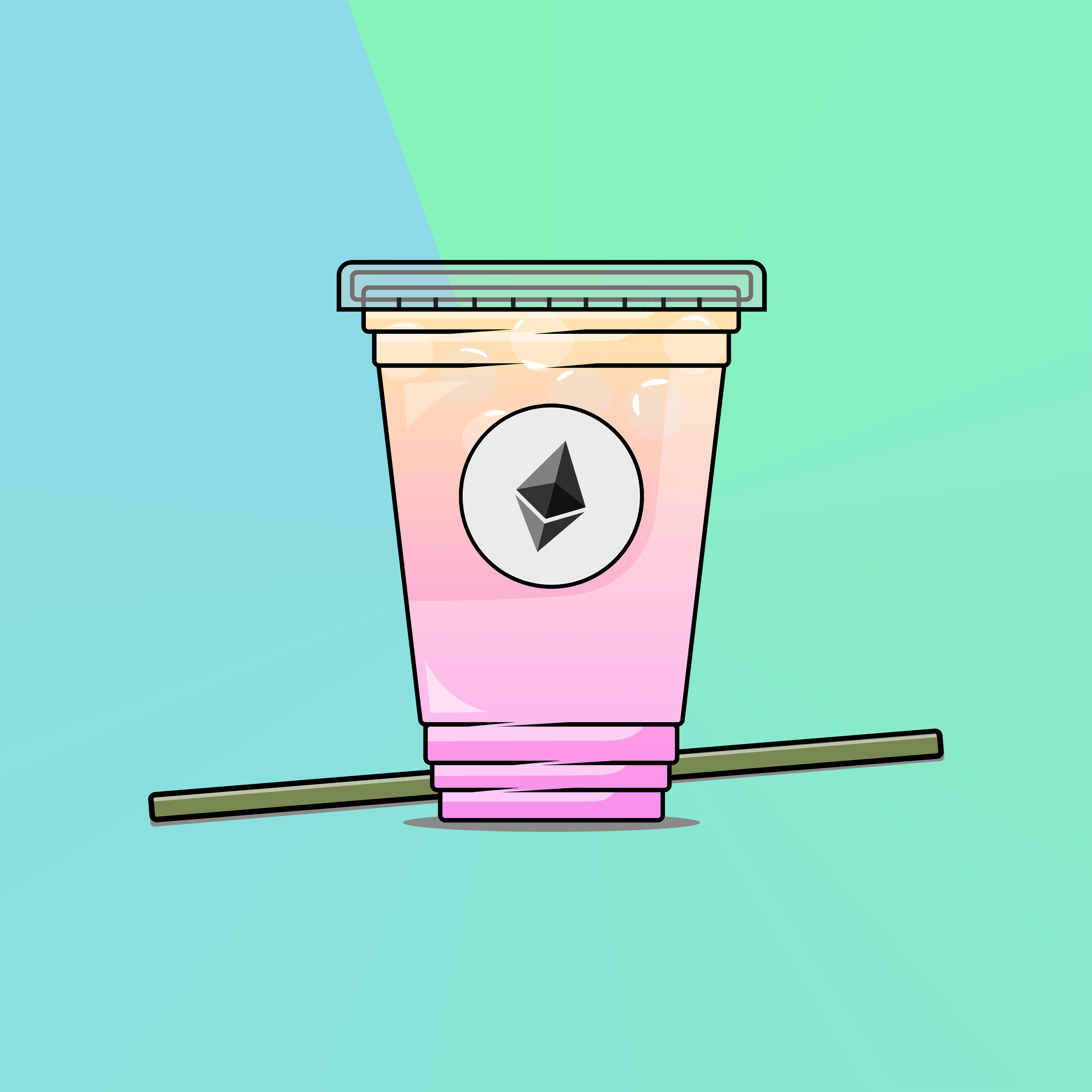 Nft ETH Iced Pink Macchiato #5
