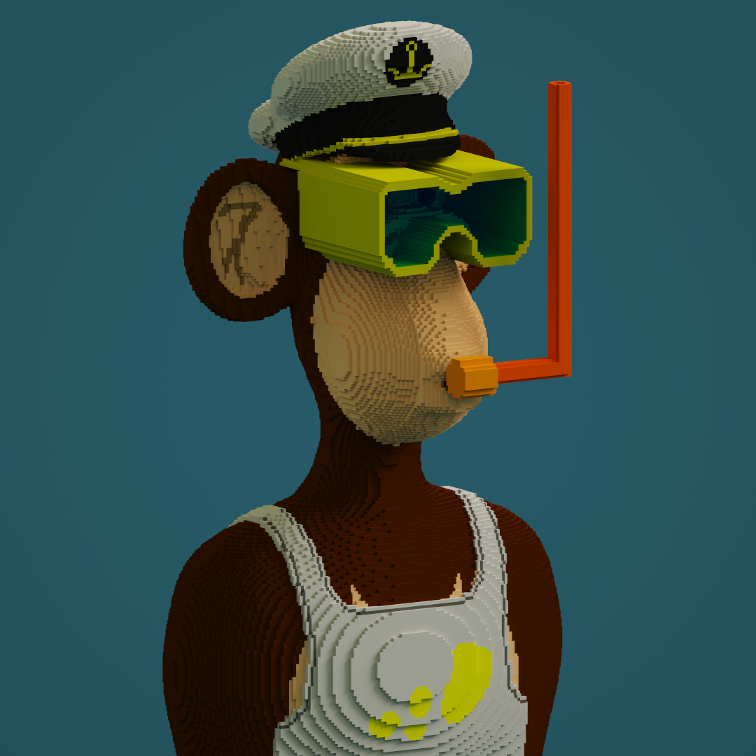 Nft Voxel Chimps #211