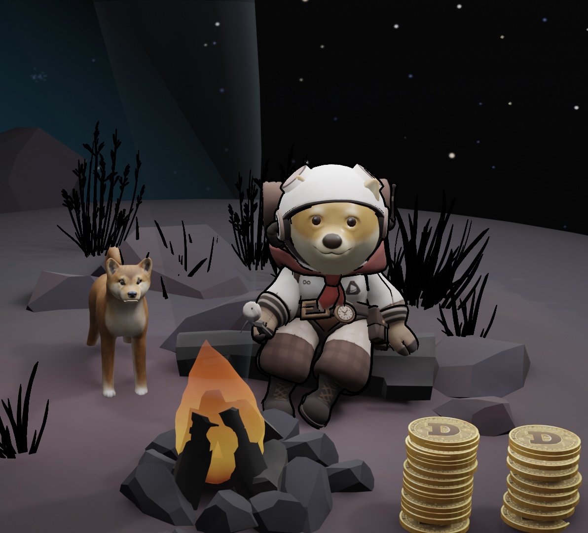 Nft Doge Camping in Mars 2/3