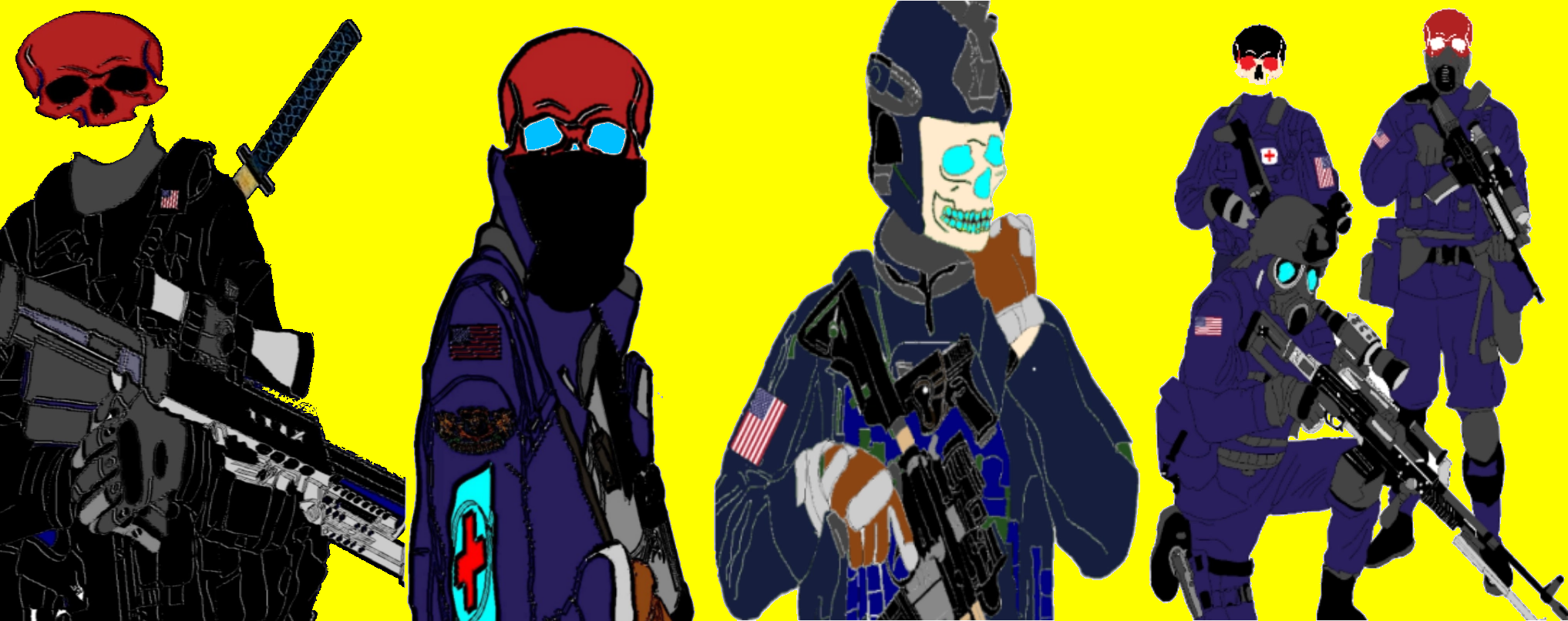 Nft DeadSkullNavyArmyFull