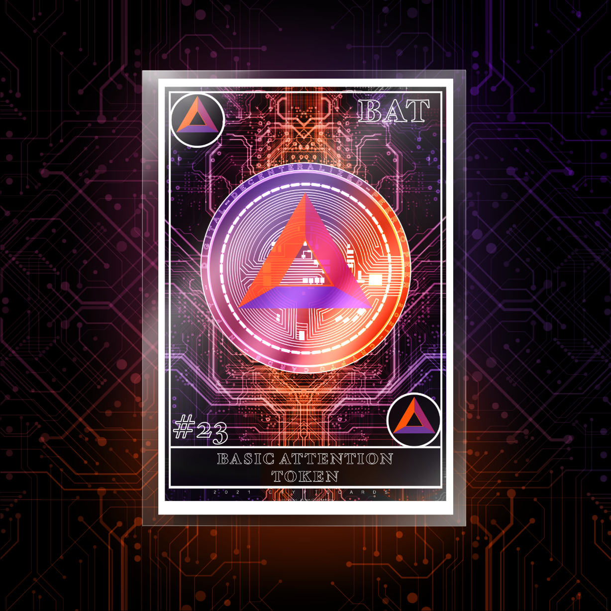 Nft BAT Cryptocard #01