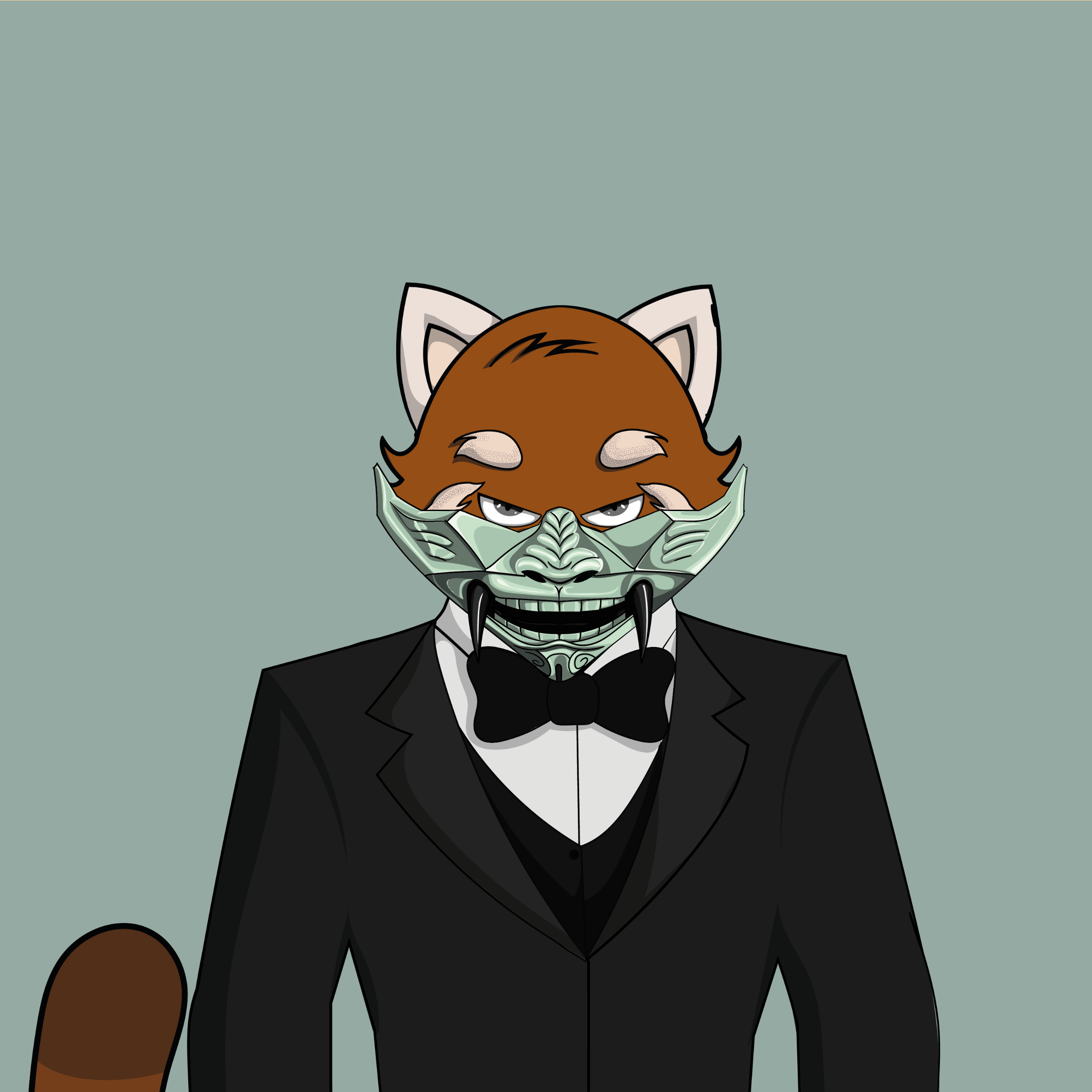 Nft N- RED PANDA BOSS #40