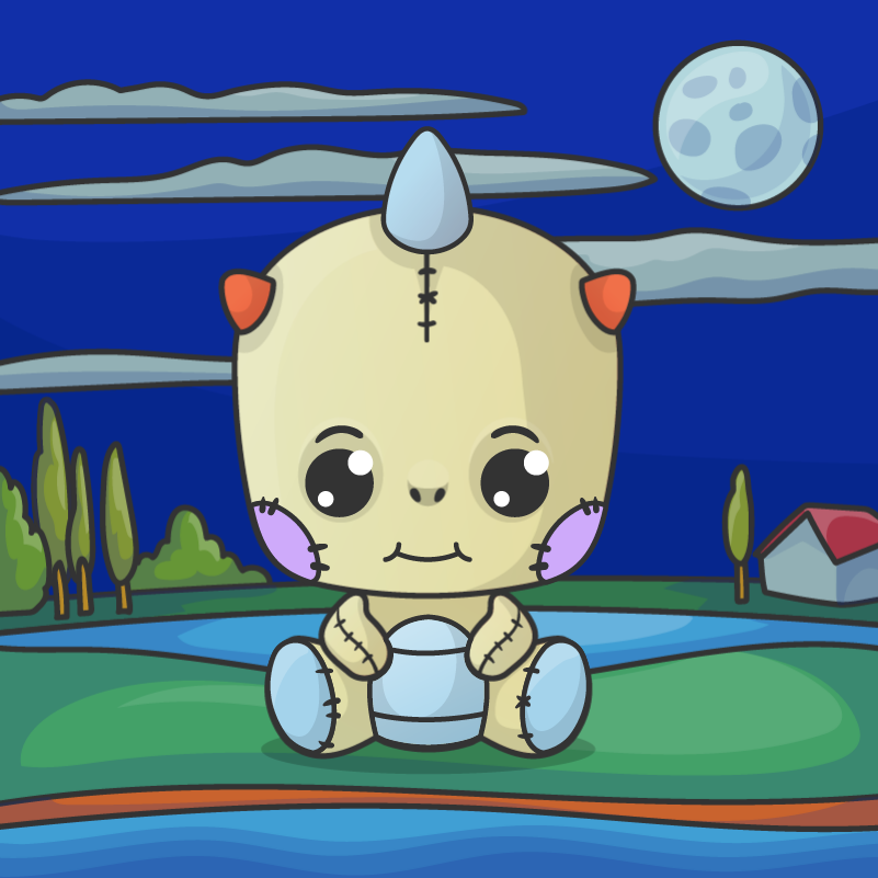 Nft Baby Dragon Plushie 0014 | C