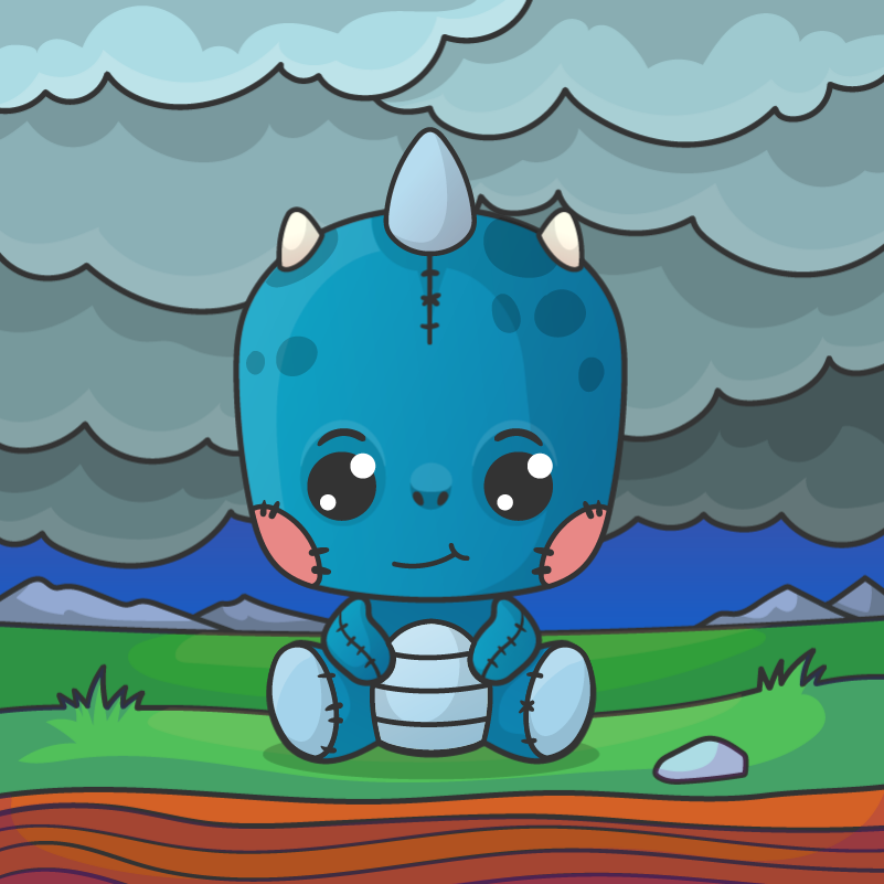 Nft Baby Dragon Plushie 0015 | C