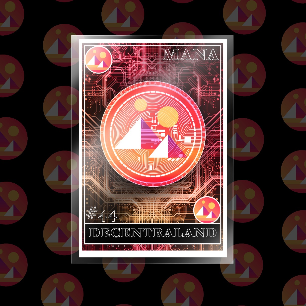 Nft Decentraland Cryptocard #03