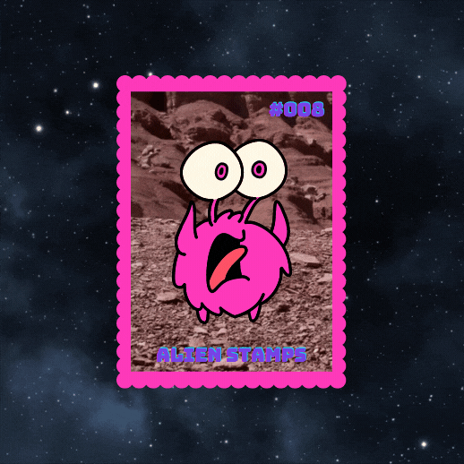 Nft Alien Stamps Official #008
