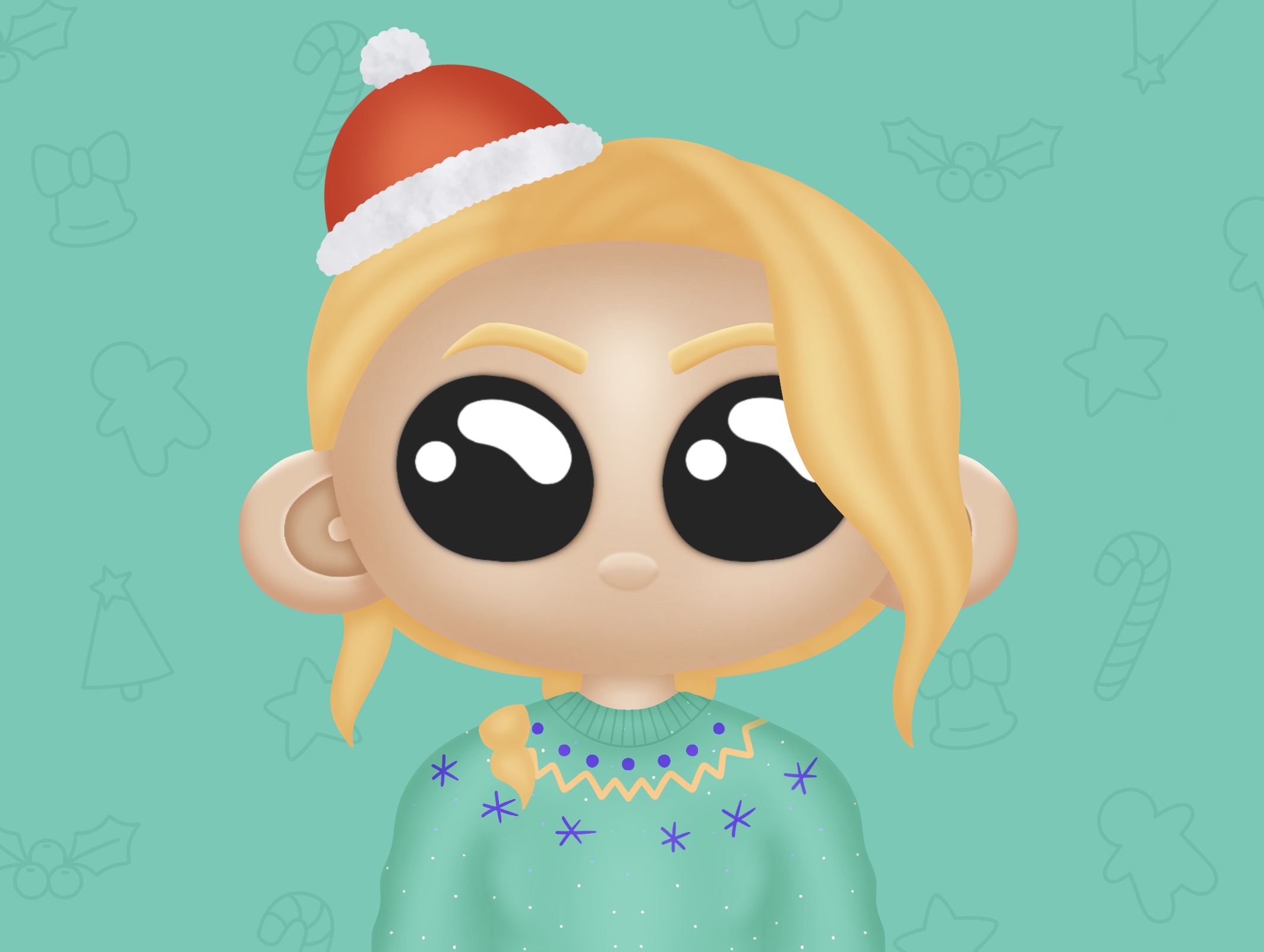 Nft Christmas Cute Character #40