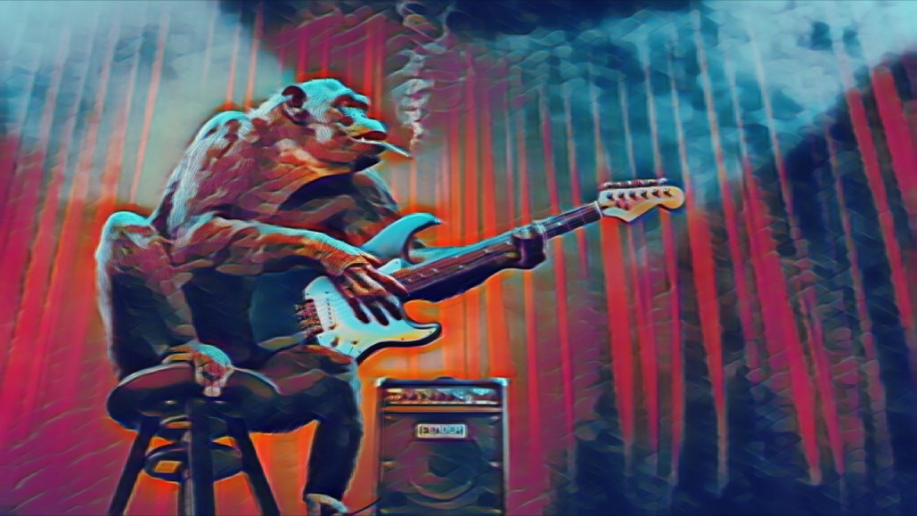 Nft Guitar monkey