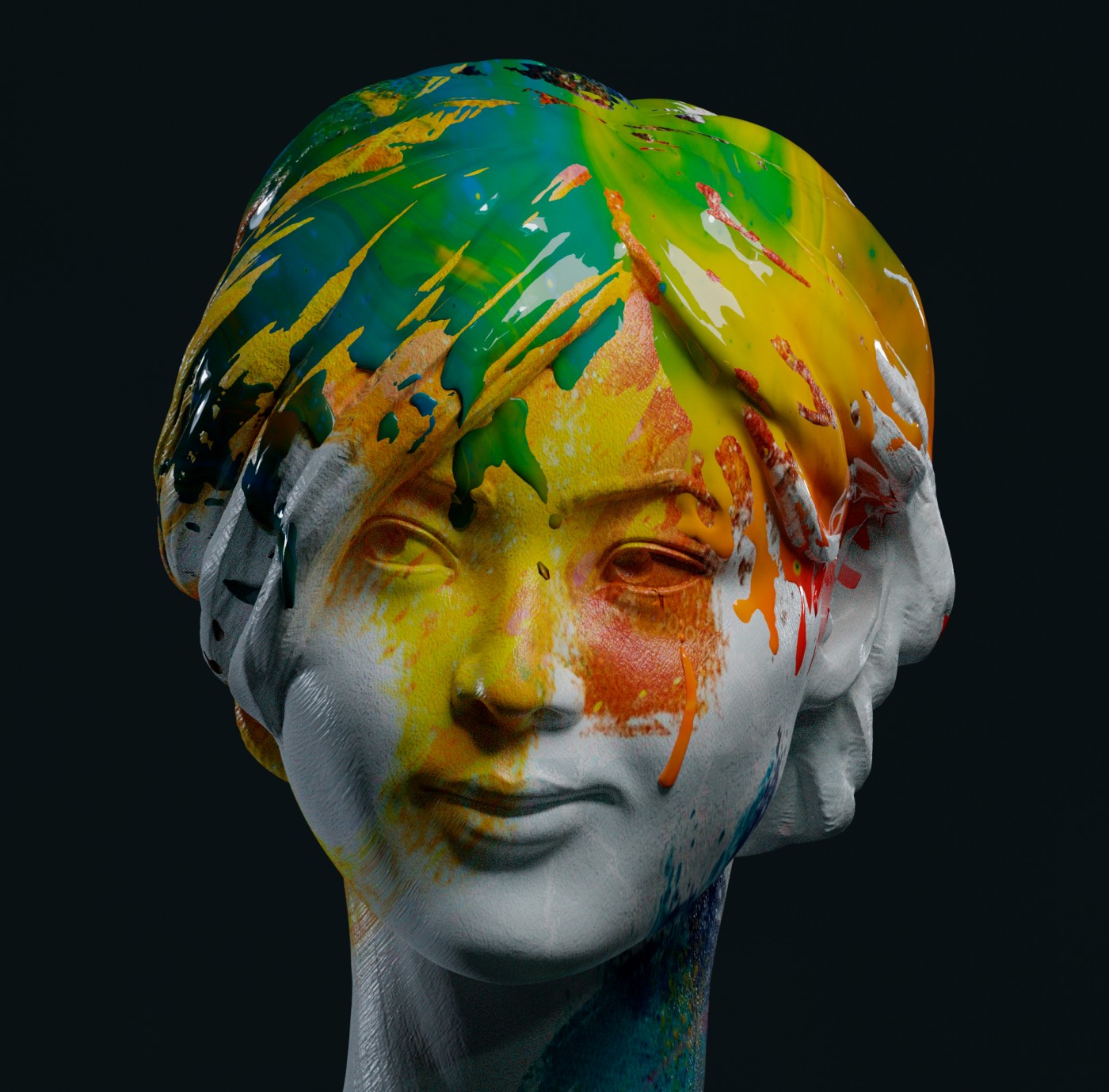 Nft Sculpture Girl #2