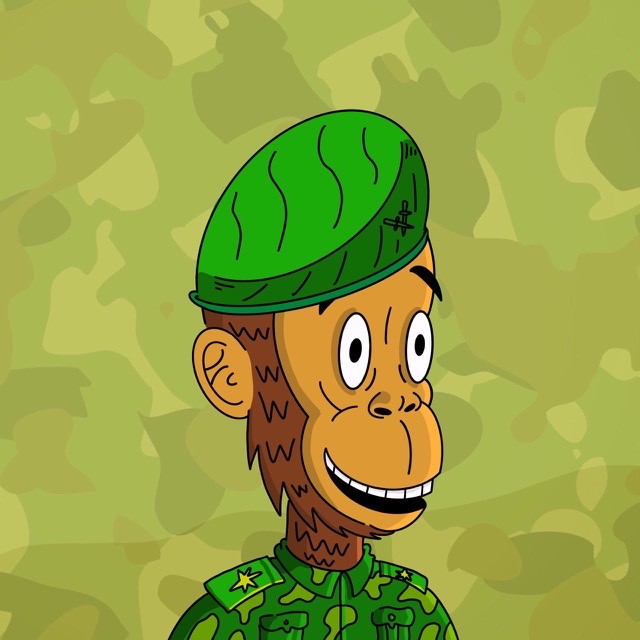 Nft Military monkey 