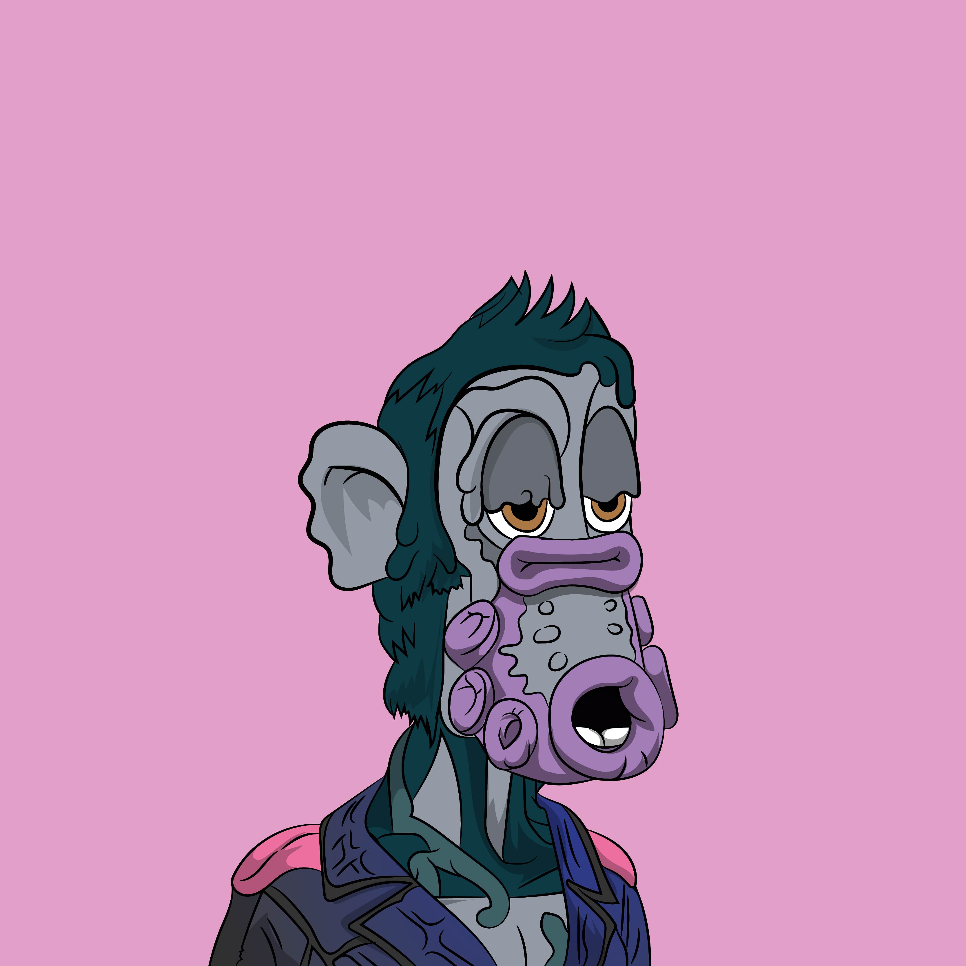 Nft Mutant Sleepy Ape #12