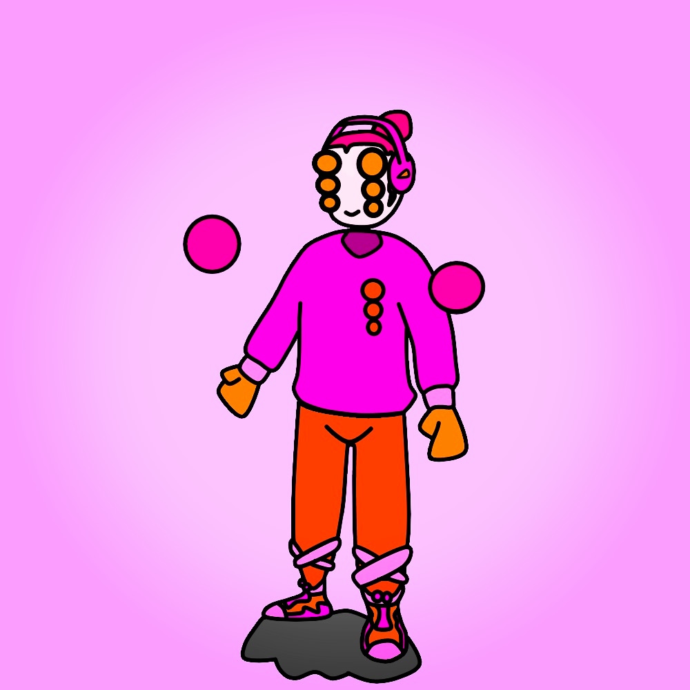 Nft Scribble Snowman #0026