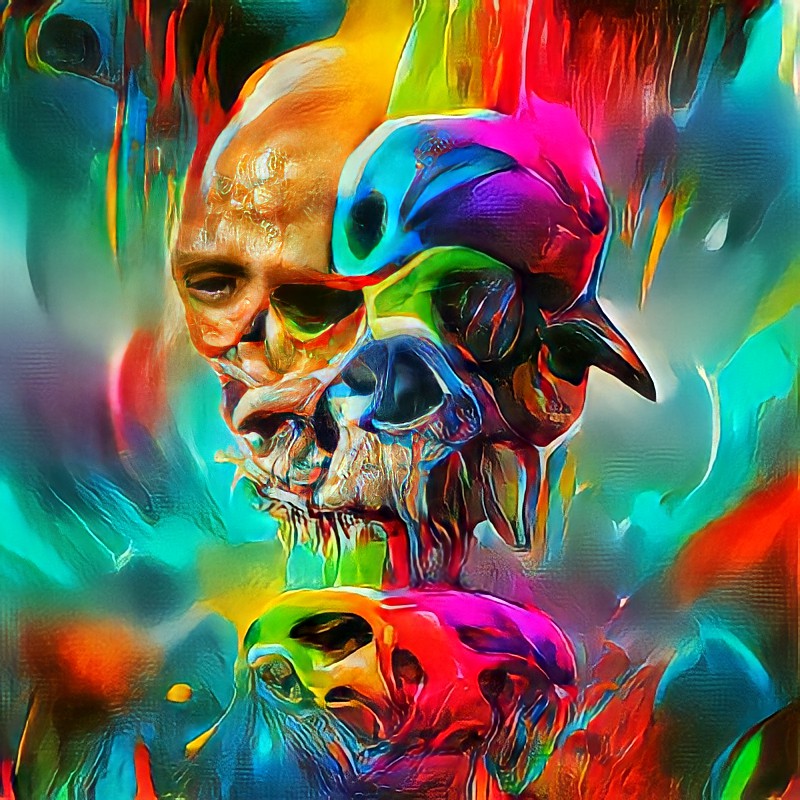 Nft The crazy dance of the skull