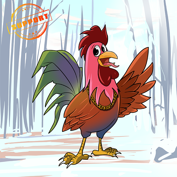 Nft UFX Support NFT ROOSTER #02