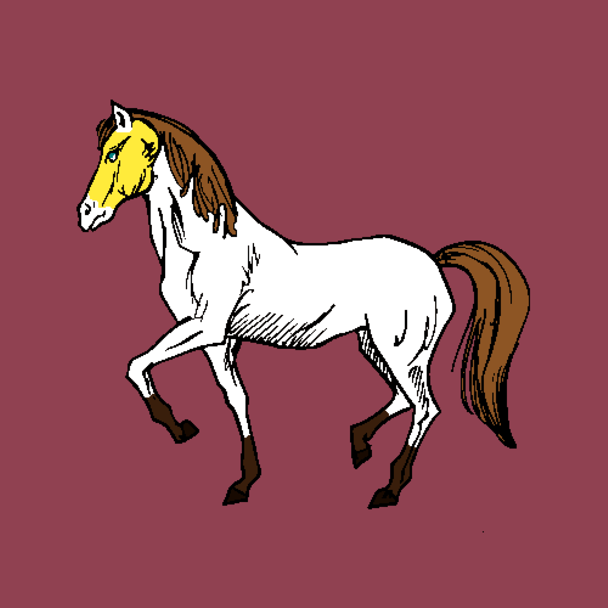 Nft Pixel Horses #0001