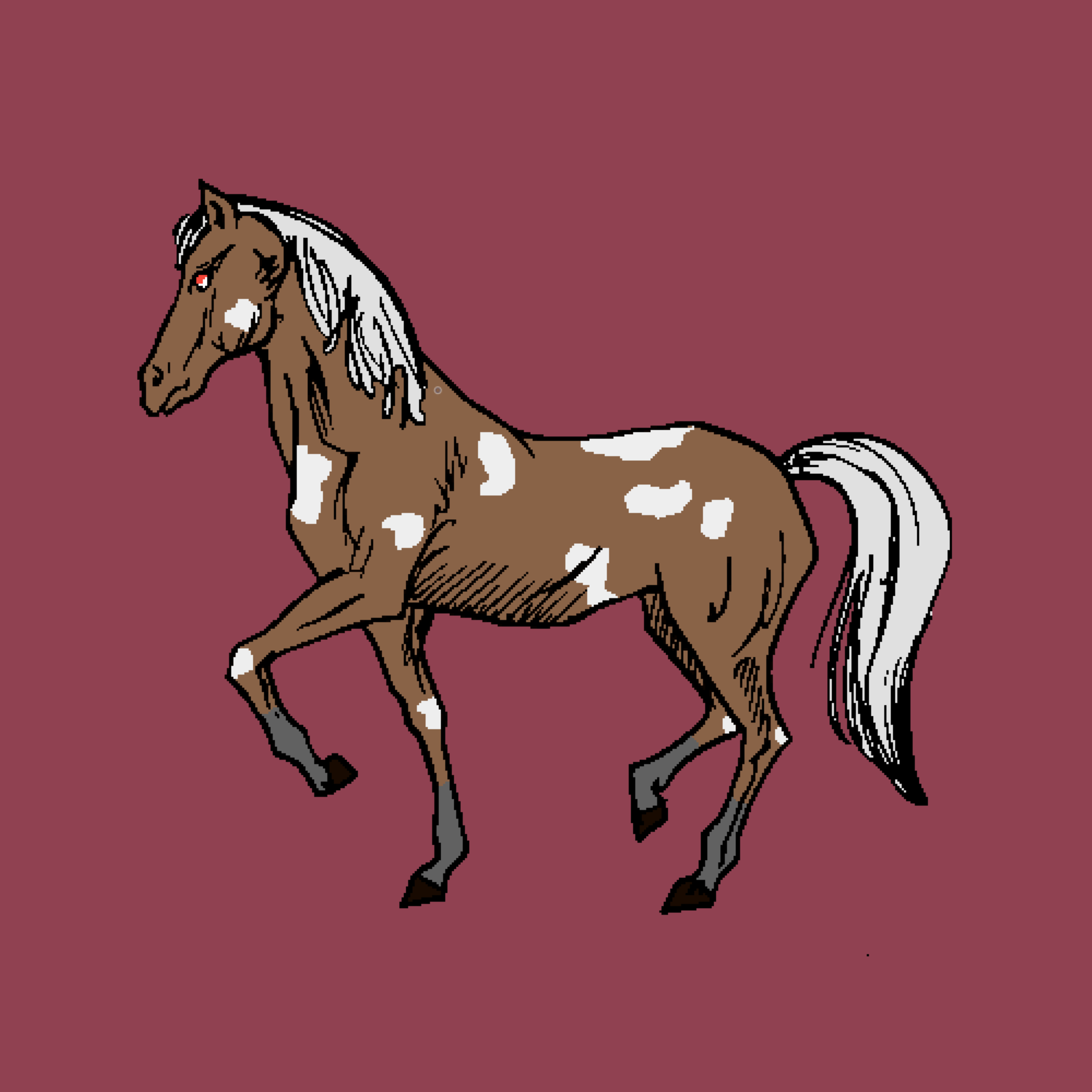 Nft Pixel Horses #0003
