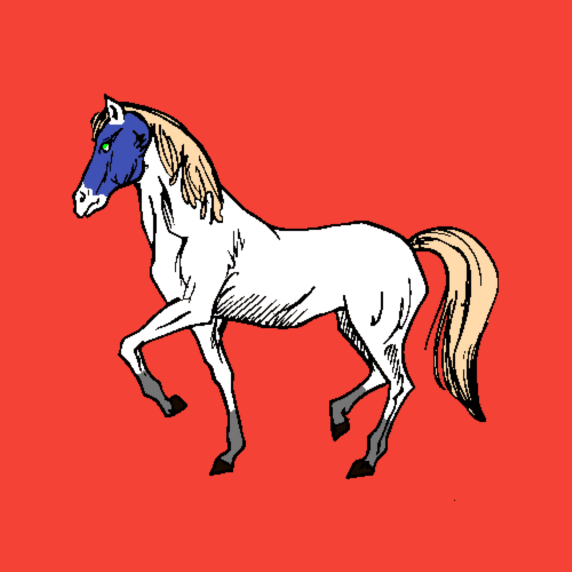 Nft Pixel Horses #0005