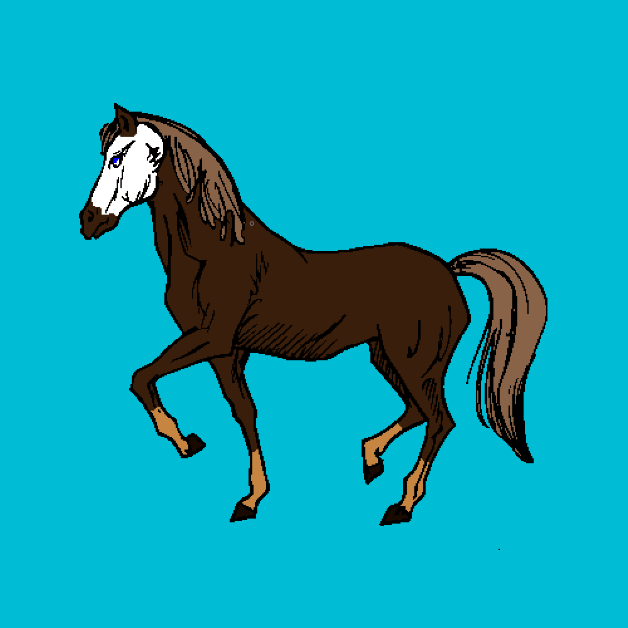 Nft Pixel Horses #0012