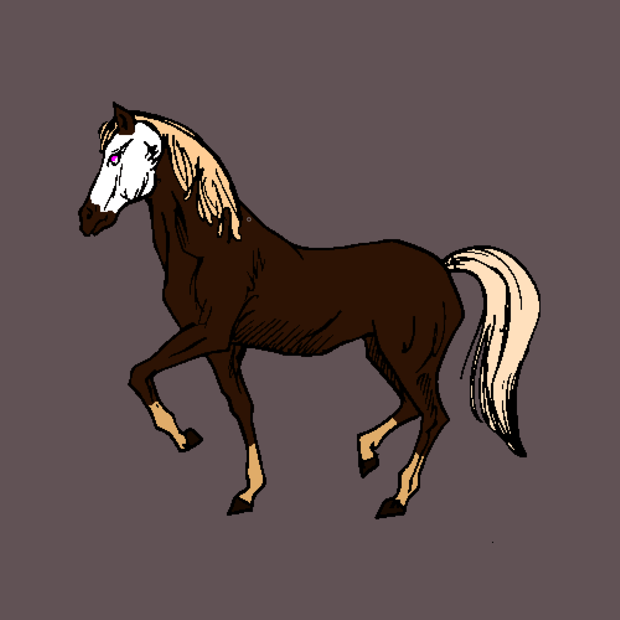 Nft Pixel Horses #0013